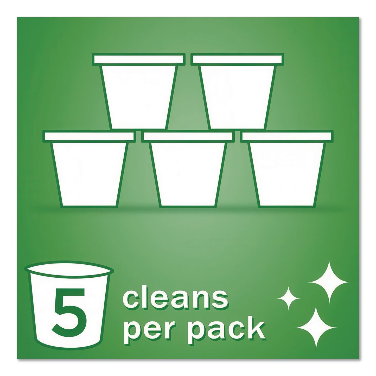 Urnex® CleanCup Coffee Pod Brewer Cleaning Cups, 0.25 oz Cup, 5/Pack (URN70135)