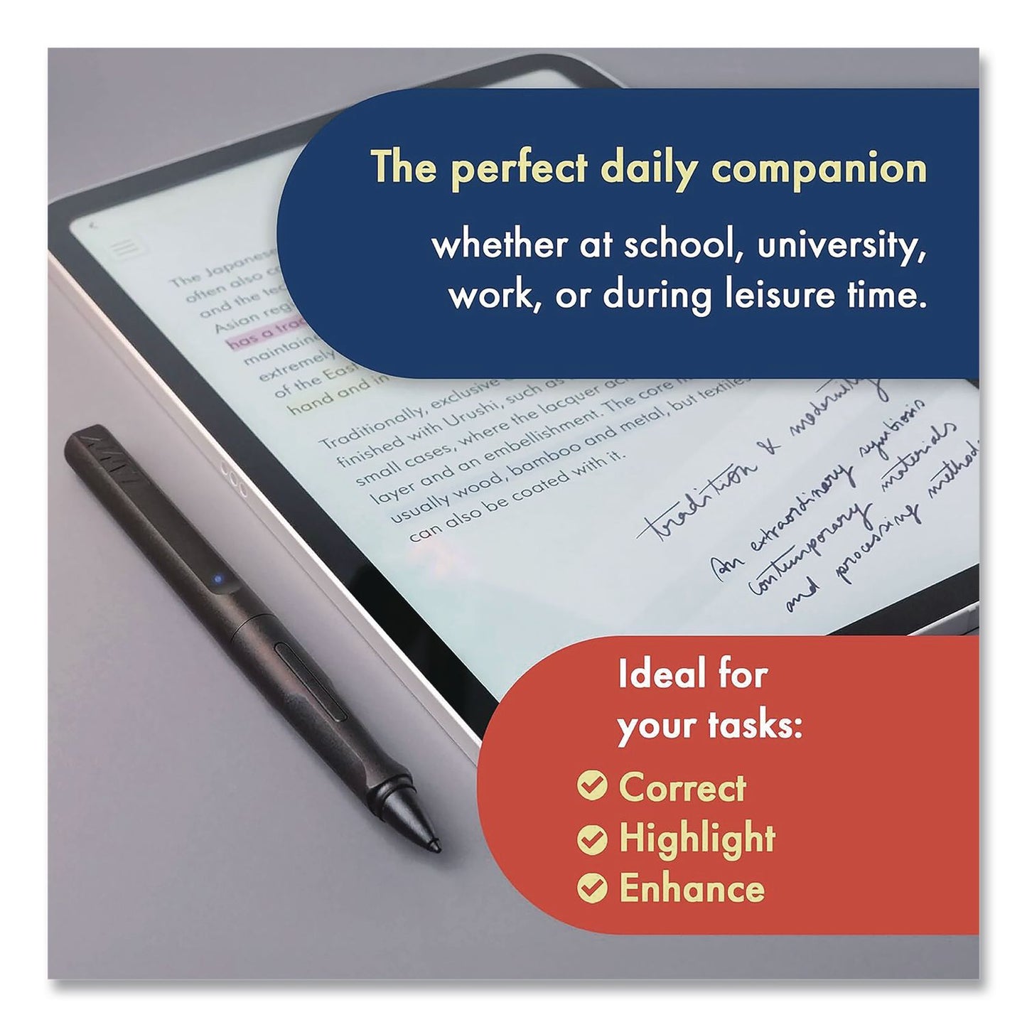 LAMY safari note+ Stylus/Smart Pen, Black (LMYL4E2SLBK)