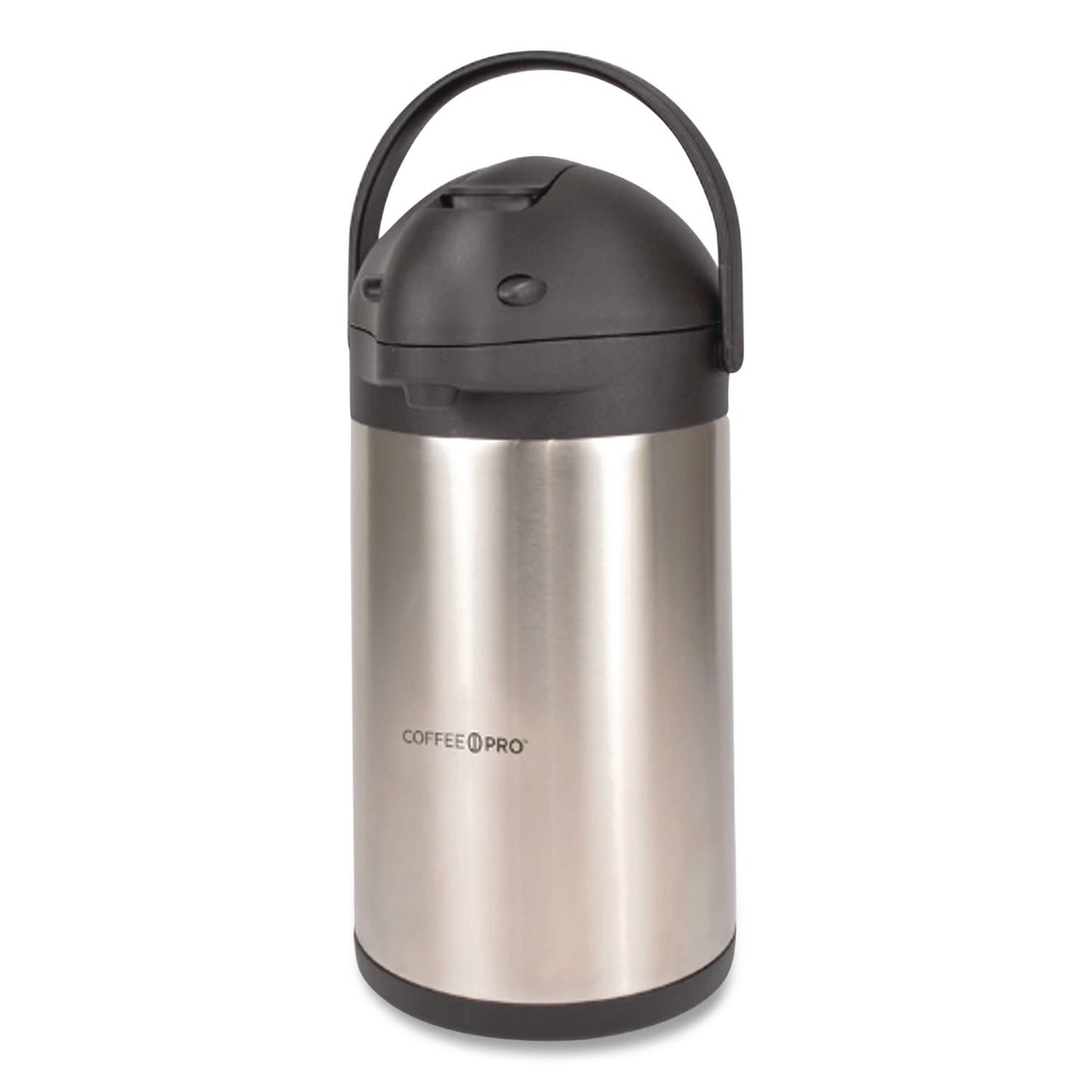 Coffee Pro Stainless Steel Airpot, 192 oz, Silver/Black (OGFCPAP35)