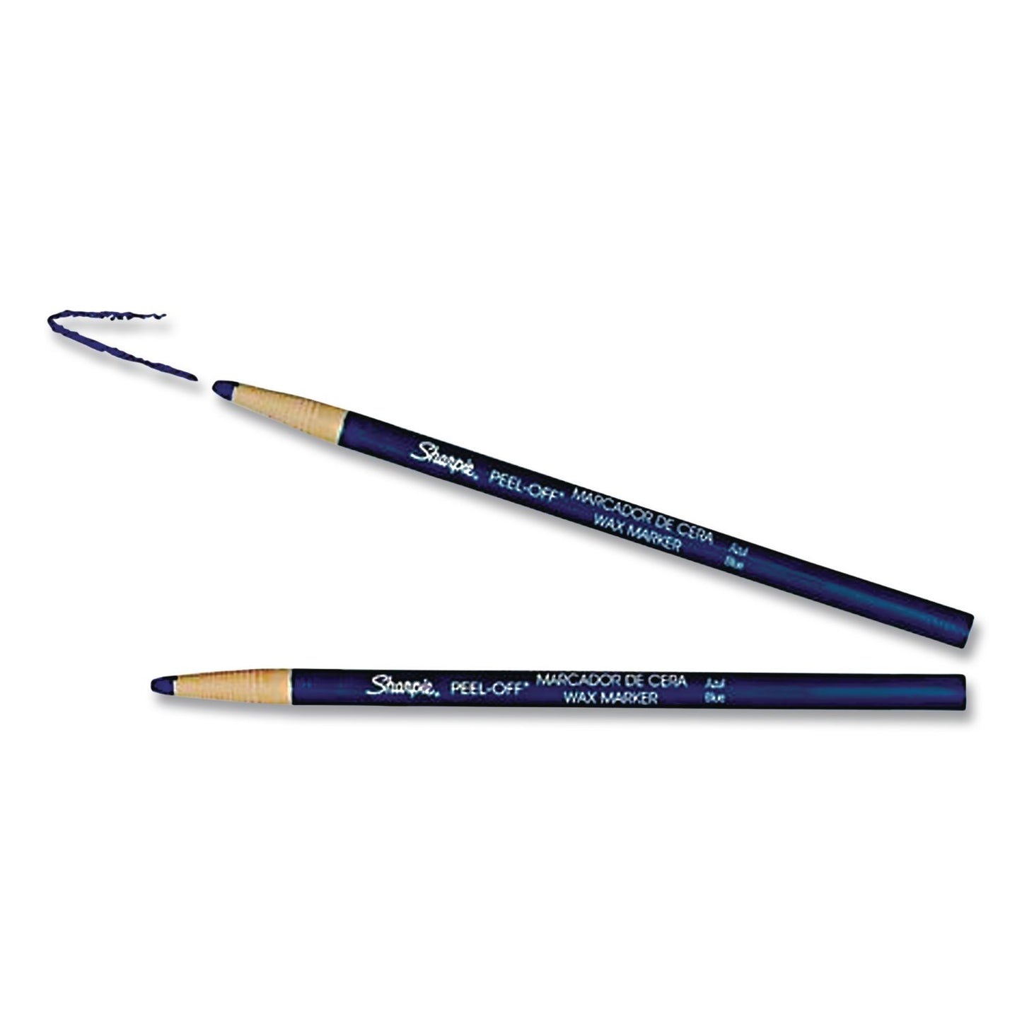 Sharpie® Peel-Off China Markers, Blue, Dozen (SAN1764000)