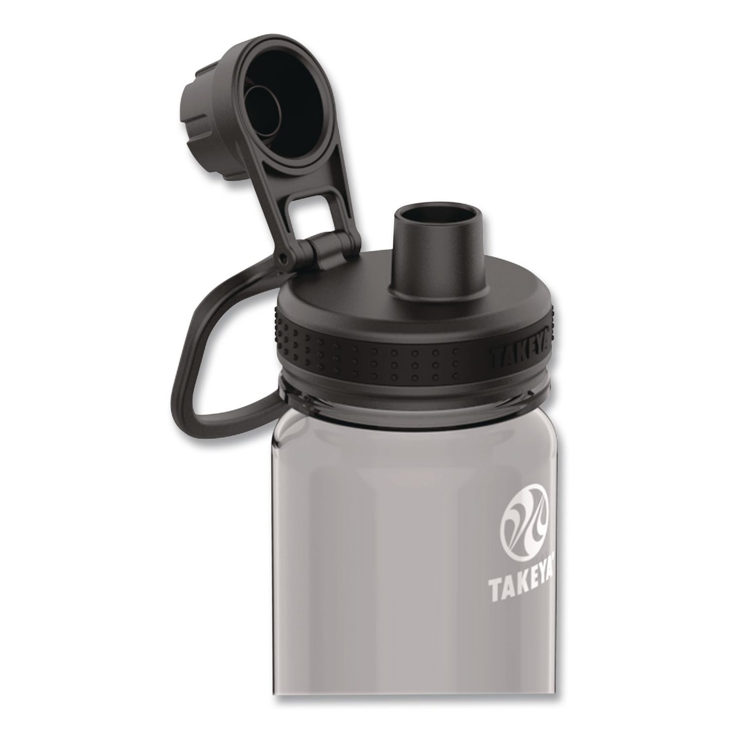 TAKEYA® Tritan Plastic Water Bottle, 40 oz, Stormy Black (TKY50412)