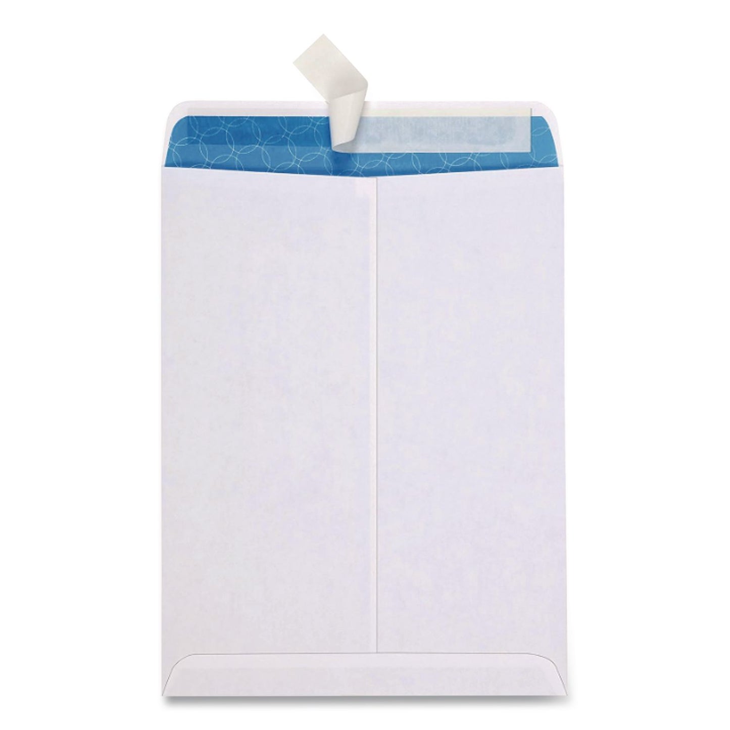 Quality Park™ Redi-Strip Security Tinted Envelope, Antimicrobial, #10 1/2, Cheese Blade Flap, Redi-Strip Closure, 9 x 12, White, 100/Box (QUA41415)