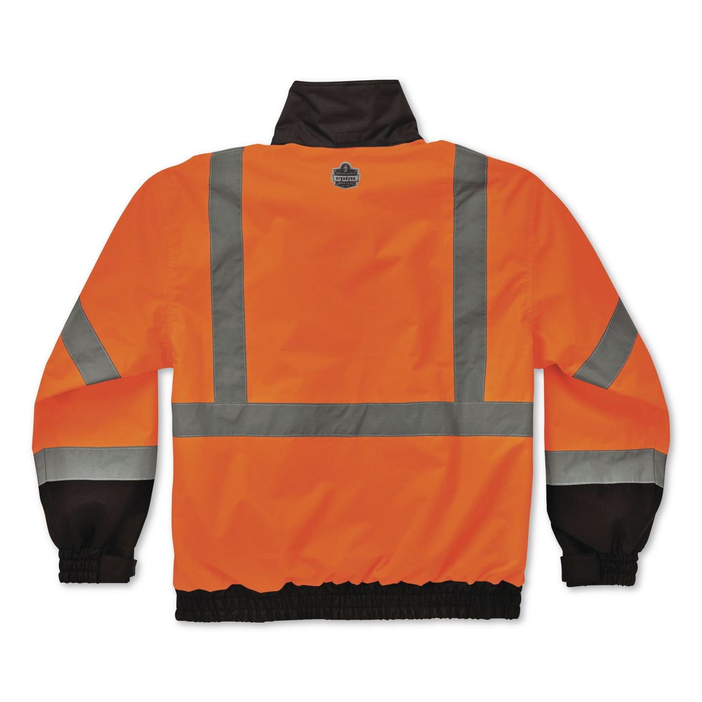 ergodyne® GloWear 8379 Class 3 Hi-Vis Fleece Lined Bomber Jacket, X-Small, Orange (EGO24461)