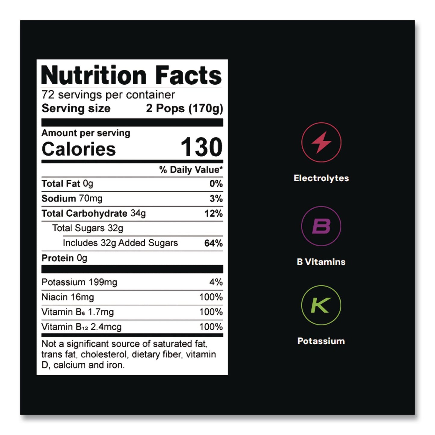 All Sport® Body Quencher Electrolyte Freezer Pops Variety Pack, Assorted Flavors, 144/Carton (AORM3600013)