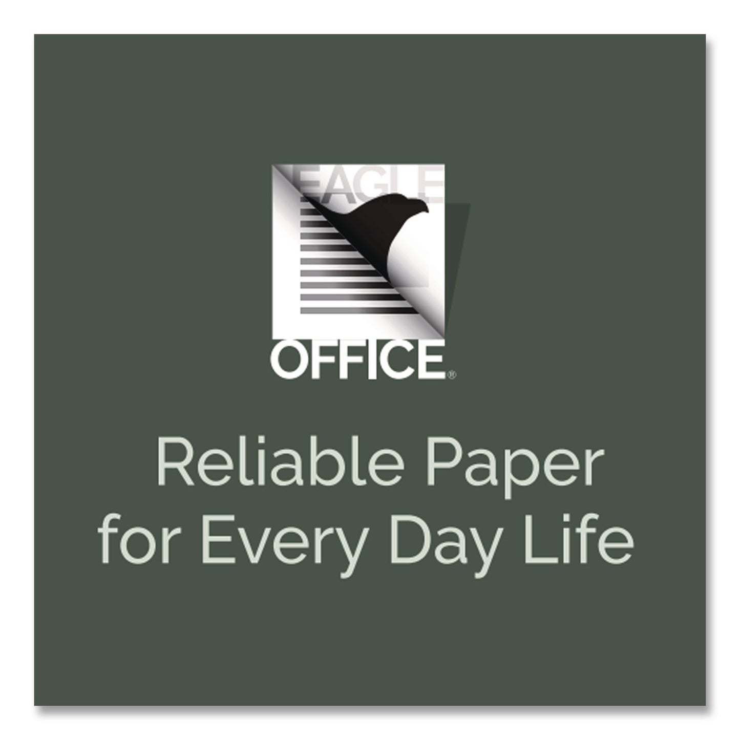 American Eagle Paper Mills® Recycled Multipurpose Paper, 92 Bright, 20 lb Bond Weight, 8.5 x 14, White, 500/Ream (AEM31550502RM)