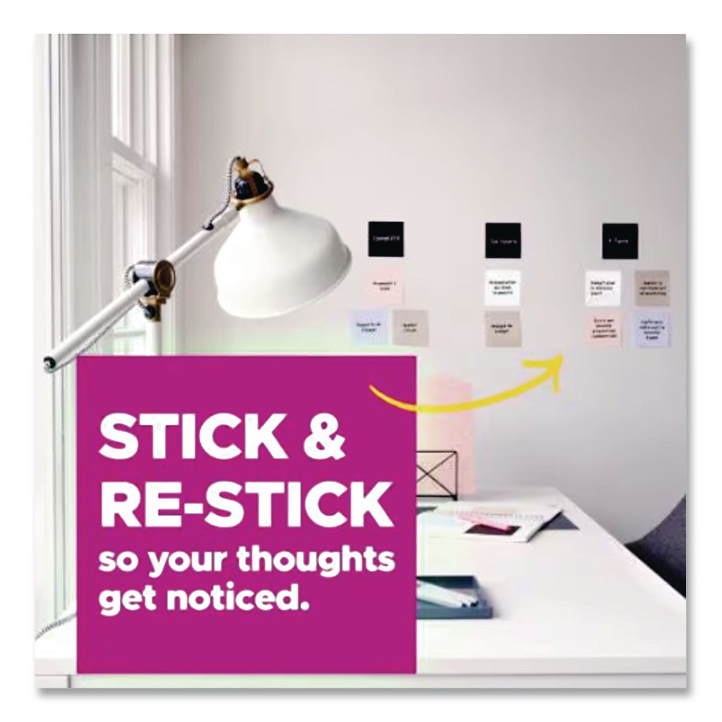 Post-it® Notes Super Sticky Pads in Simply Serene Colors, Unruled, 3 x 3, (2) Pads of 45 Sheets, (1) Pad of 35 Sheets, 3 Pads/Pack (MMM7100332298)