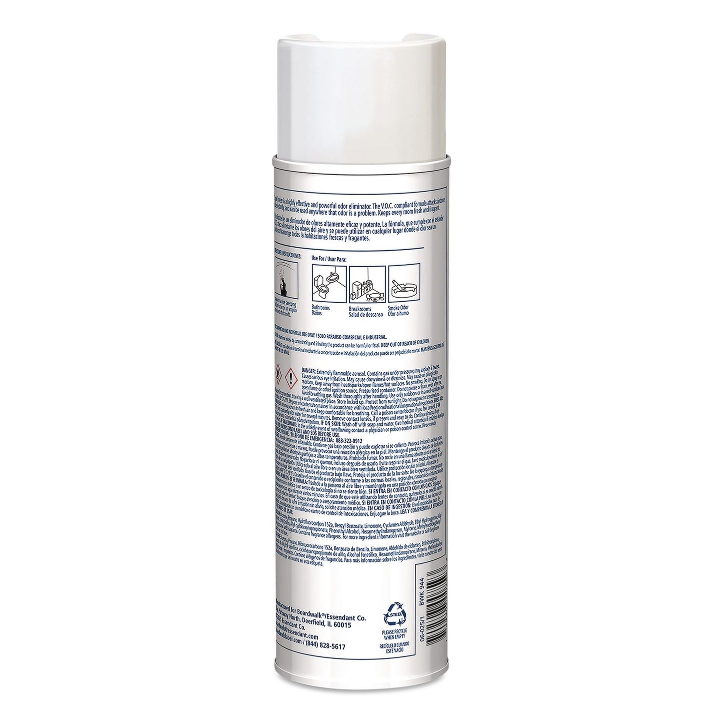 Boardwalk® Aerosol Air Freshener, Tropic Breeze, 10 oz Aerosol Can, 6/Carton (BWK944)