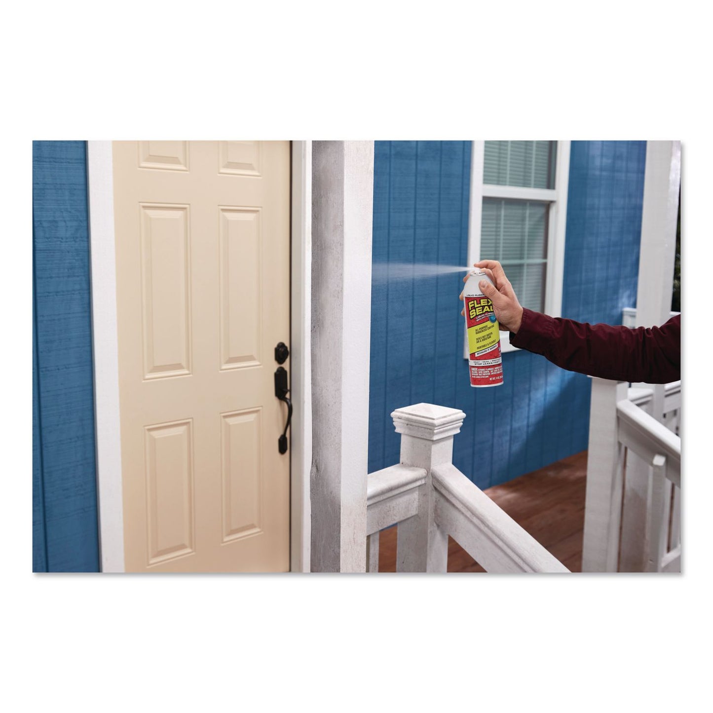 Flex Seal Products® Flex Seal Liquid Rubber Sealant Coating Aerosol, 14 oz Aerosol Can, Dries White, 6/Carton (FSGFSWHTR20)