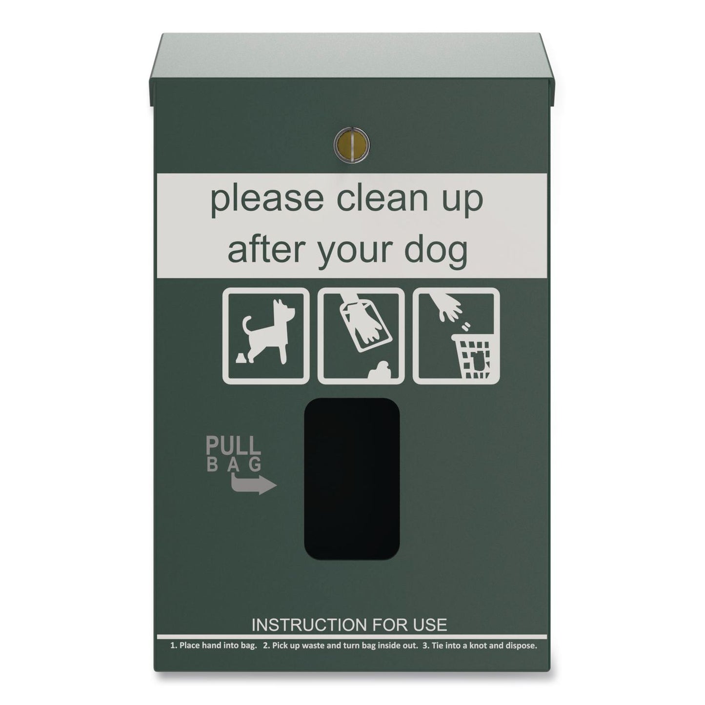 Furloo Wall-Mount Pet Waste Header Bag Dispenser, Green (GCEFLO13HDG)