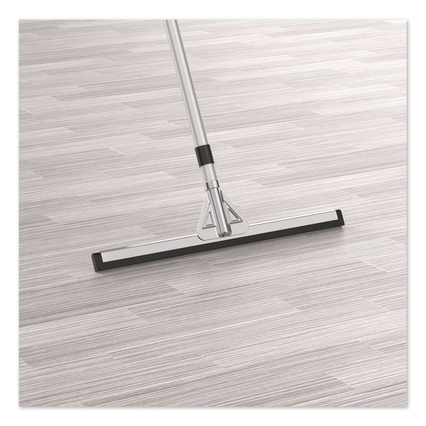 Gritt Commercial Double Neoprene Foam Floor Squeegee with 72" Aluminum Telescopic Handle, 22" Wide Blade, 4/Kit (GCEGRI152T4PK)