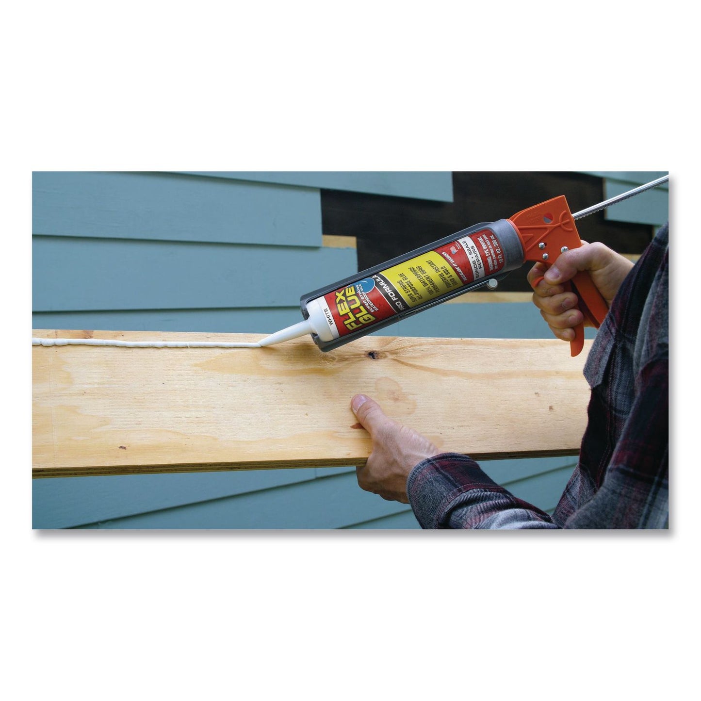 Flex Seal Products® Flex Glue Super Strong Waterproof Glue, 10 oz, Dries White, 6/Carton (FSGGFSTANR10)