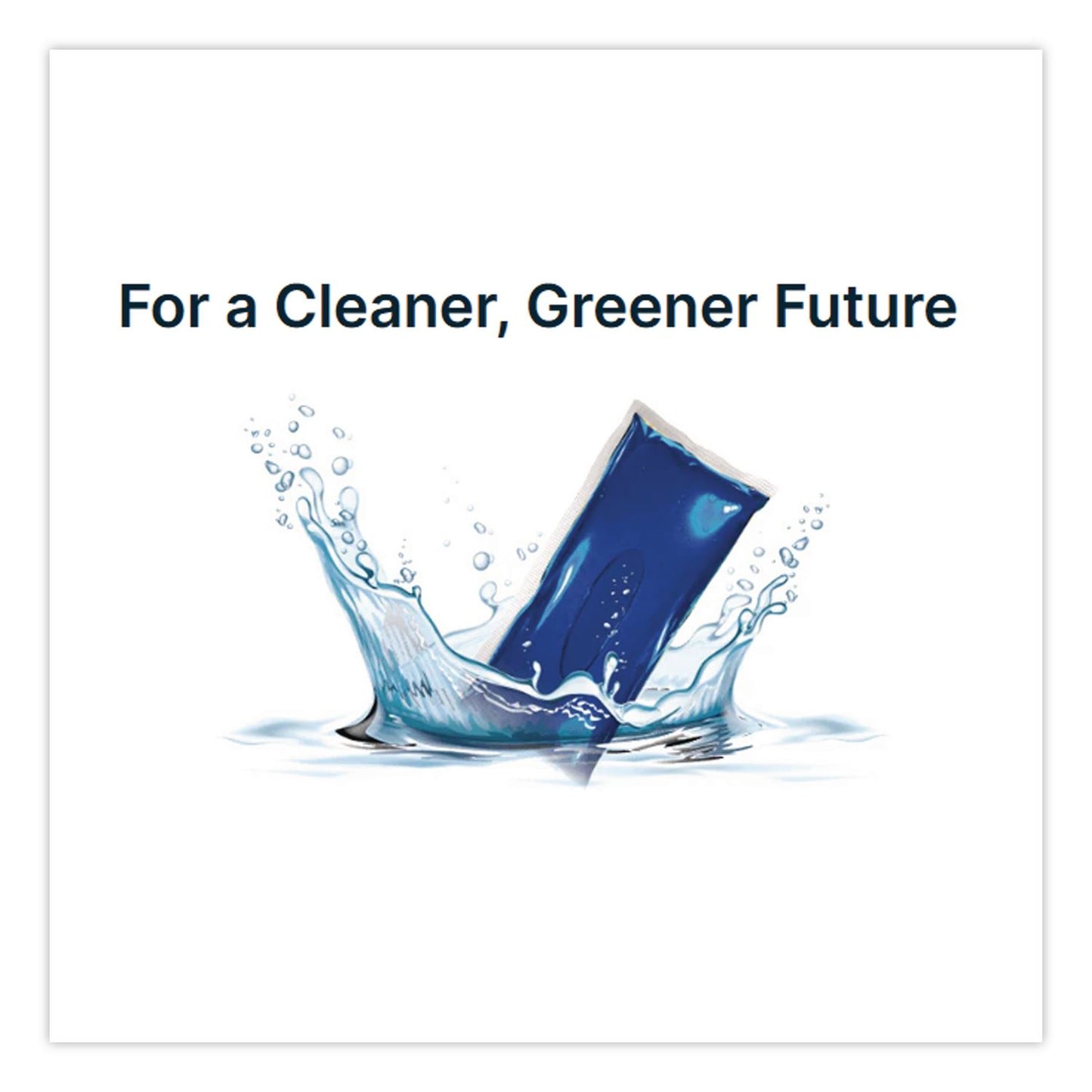 Diversey™ Aqua ChemPacs Glass Hard Surface Cleaner, 20 Pacs/Bag (DVO9320954EA)