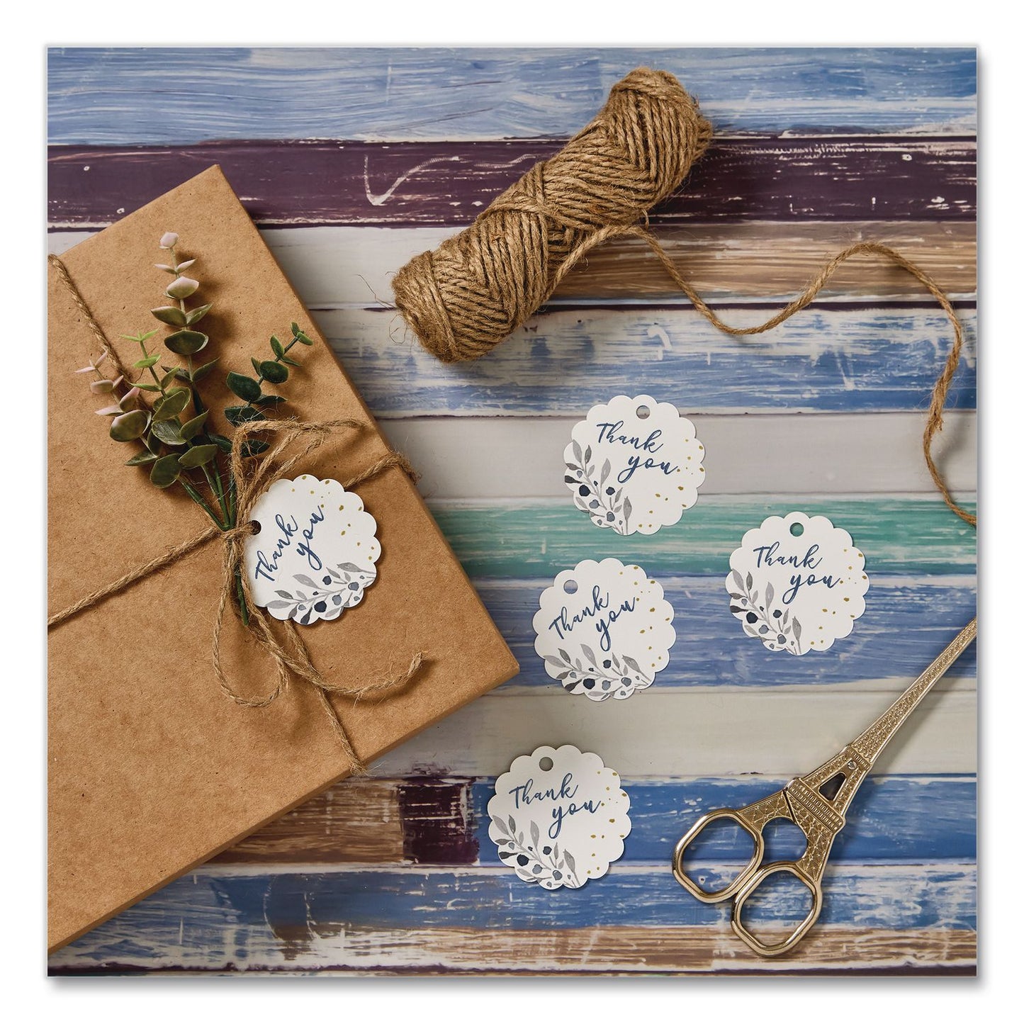 Avery® Printable Scallop Round Gift Tags, Inkjet/Laser Printers, 2.5" dia, White, 9/Sheet, 10 Sheets/Pack (AVE80511)