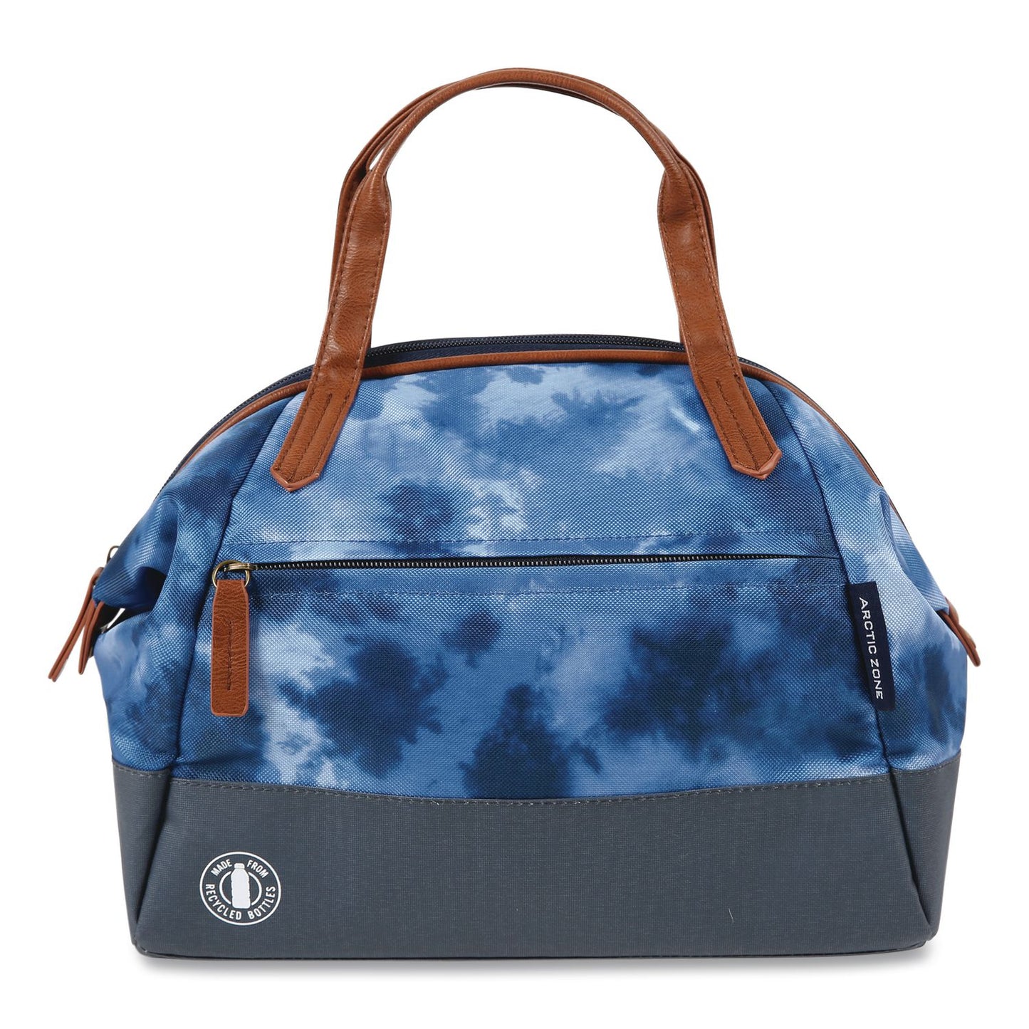 Arctic Zone® Eco Iced Tie Dye Blue Insulated Lunch Bag, 9.5" x 6.25" x 11.5", Blue (AZN10003574)