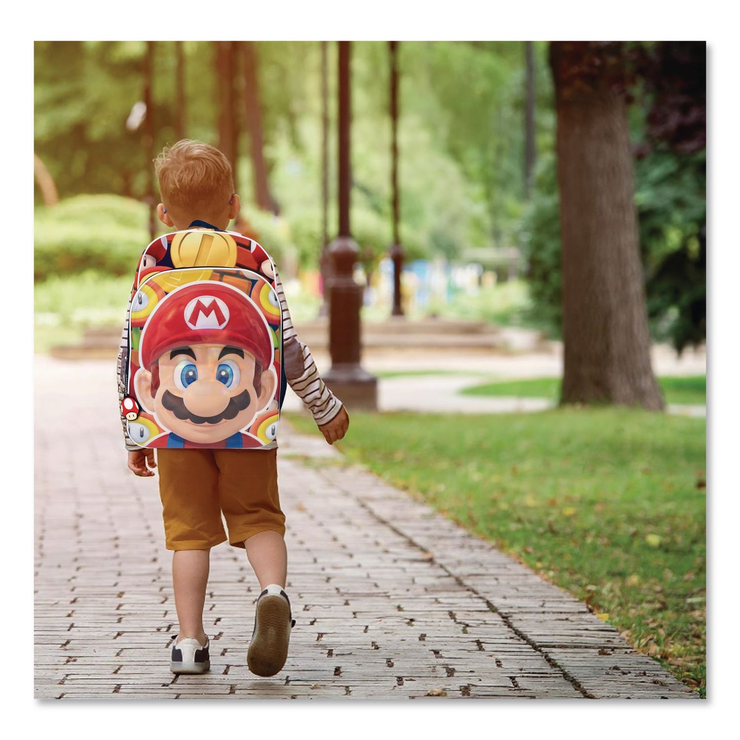 Accessory Innovations Super Mario Backpack, 12 x 5 x 16, Multicolor (AEIS21NN47437FR)