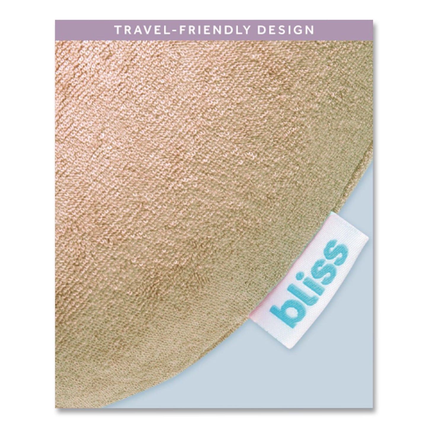 Bliss Terry Cloth Neck Pillow, Orange (ILBSCPP0005803)