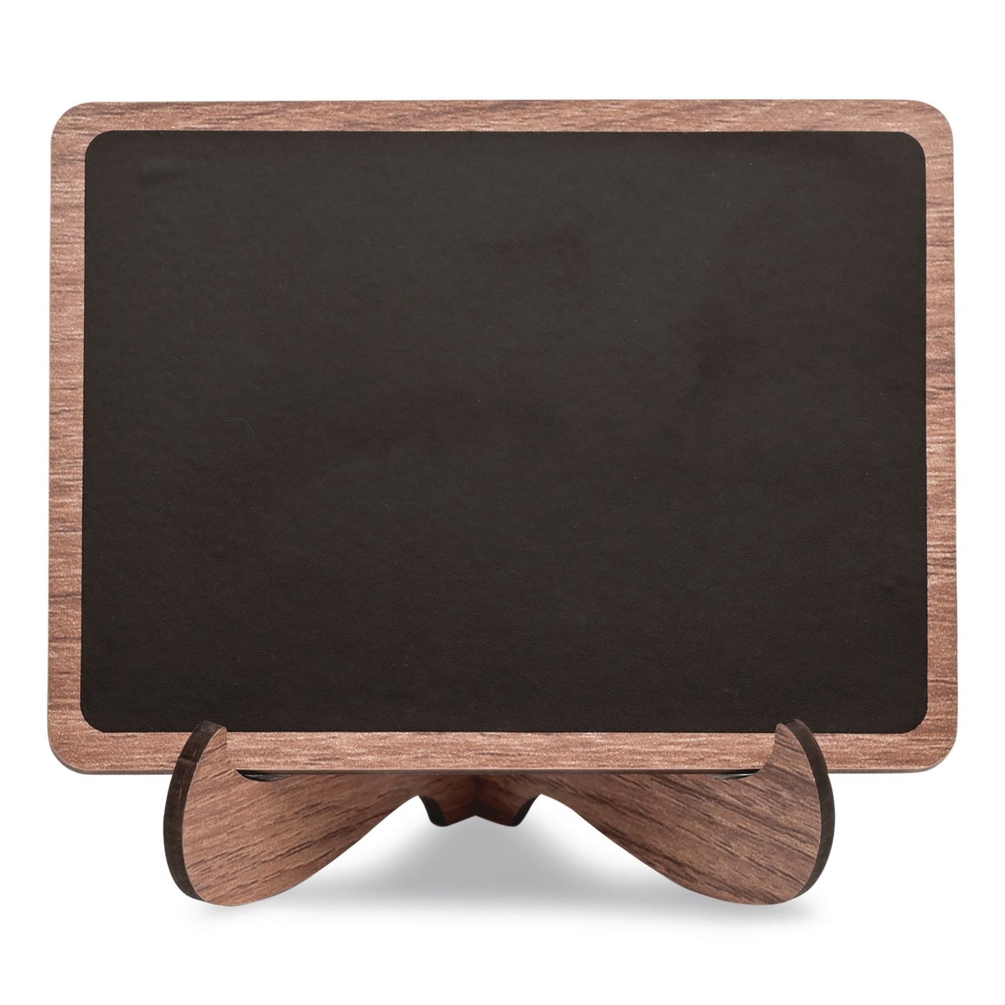 Excello Global Products® Mini Chalkboards, Black Surface, Brown Frame, 2.9 x 3.9, 10/Pack (EXOMINICHLK)
