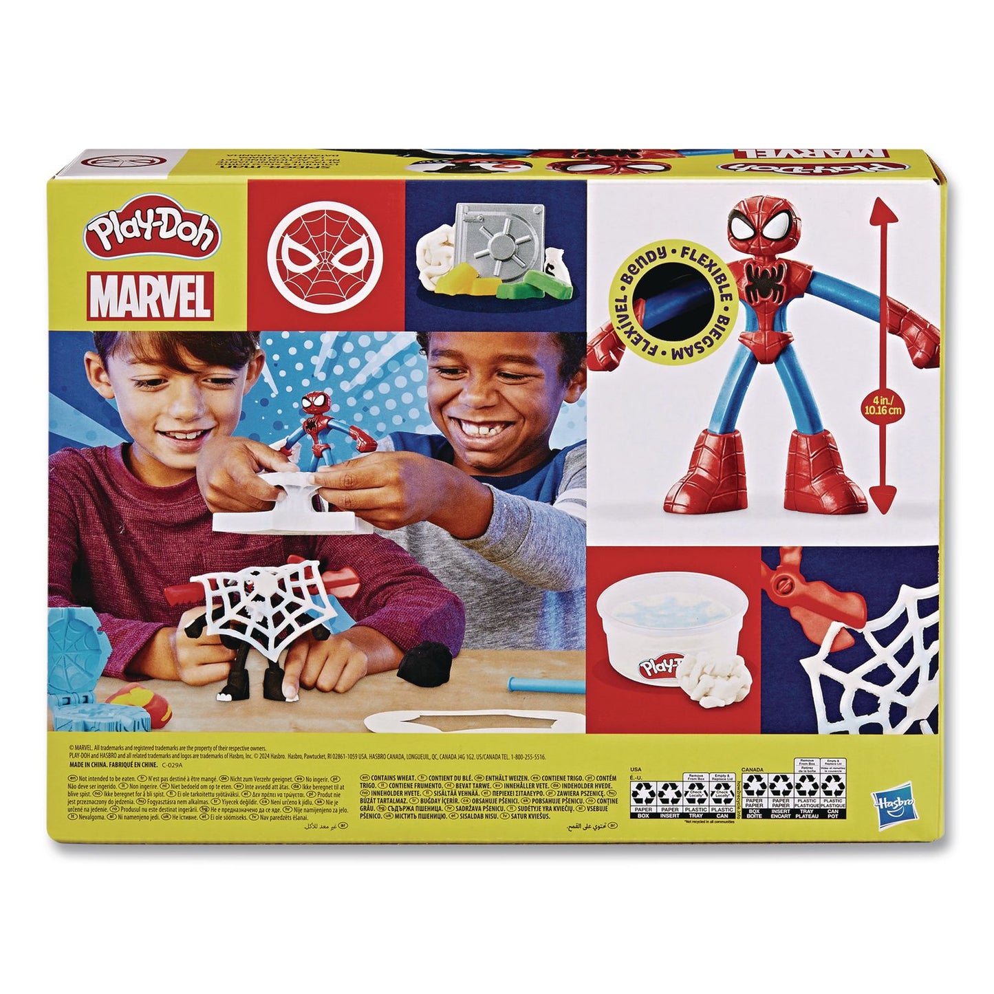 Hasbro Play-Doh Marvel Spider-Man Launch and Slice Battle Playset (HSBF9827)