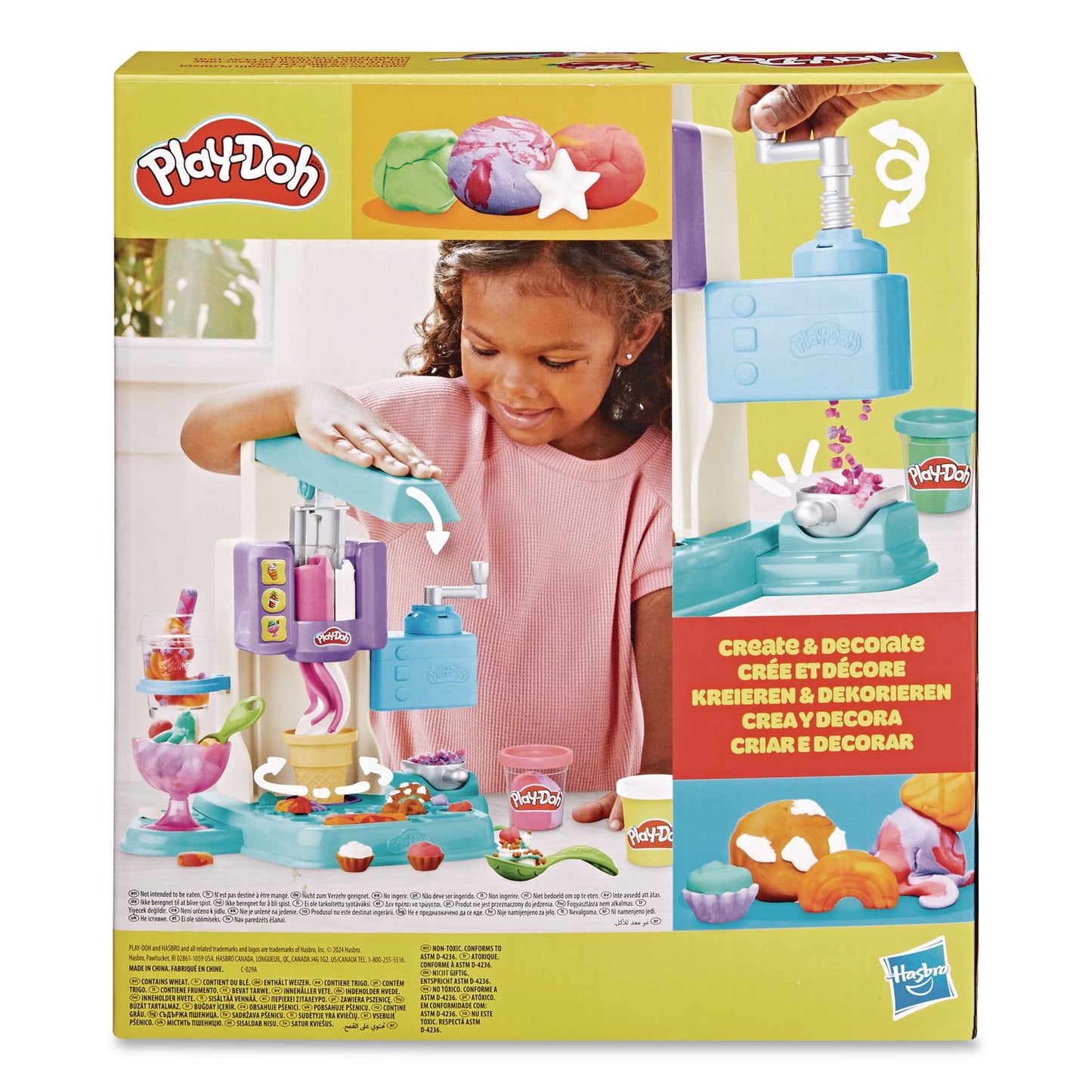 Hasbro Play-Doh Rainbow Swirl Ice Cream Playset (HSBG0028)