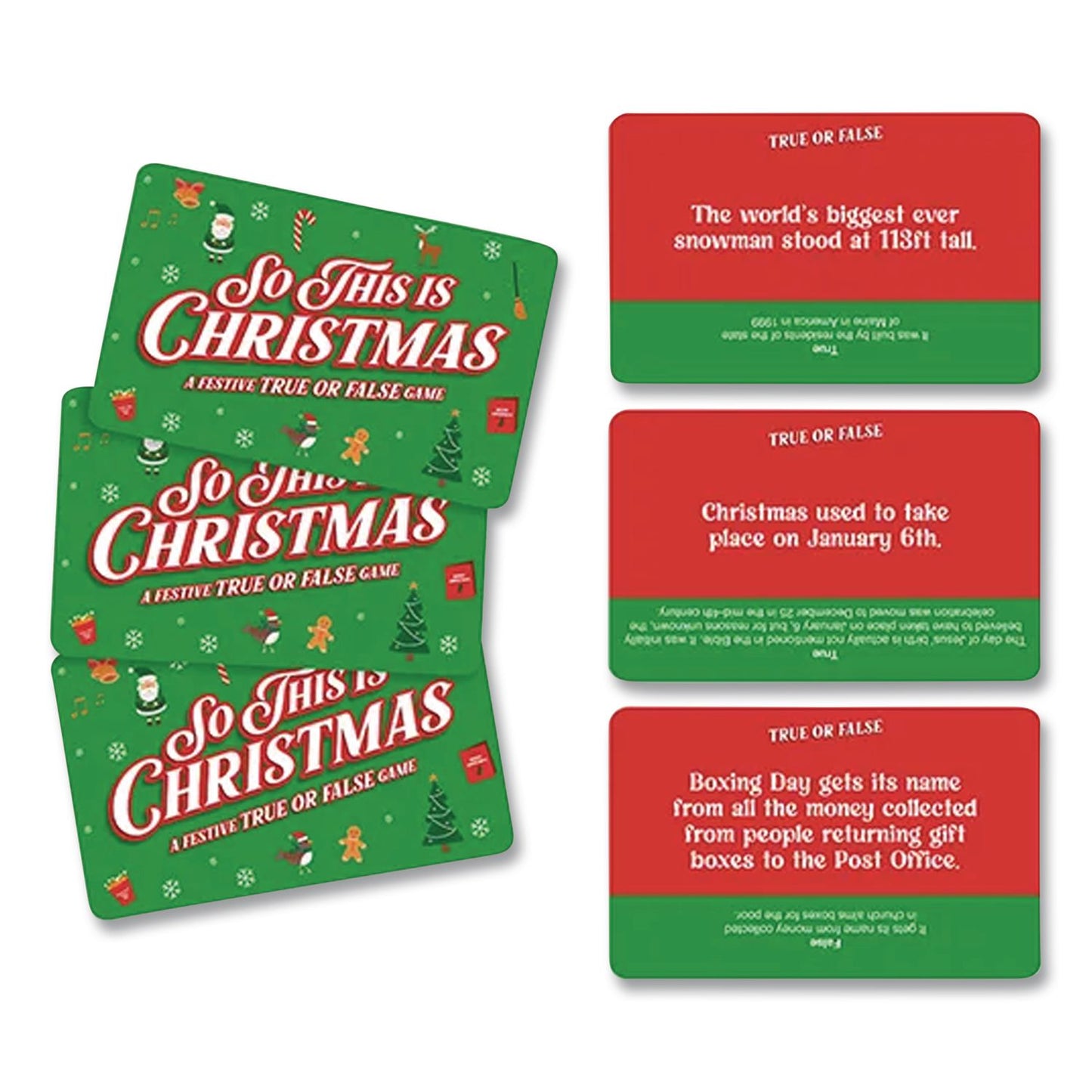 Gift Republic So This Is Christmas True or False Game, 2 or More Players (GFRGR430032)