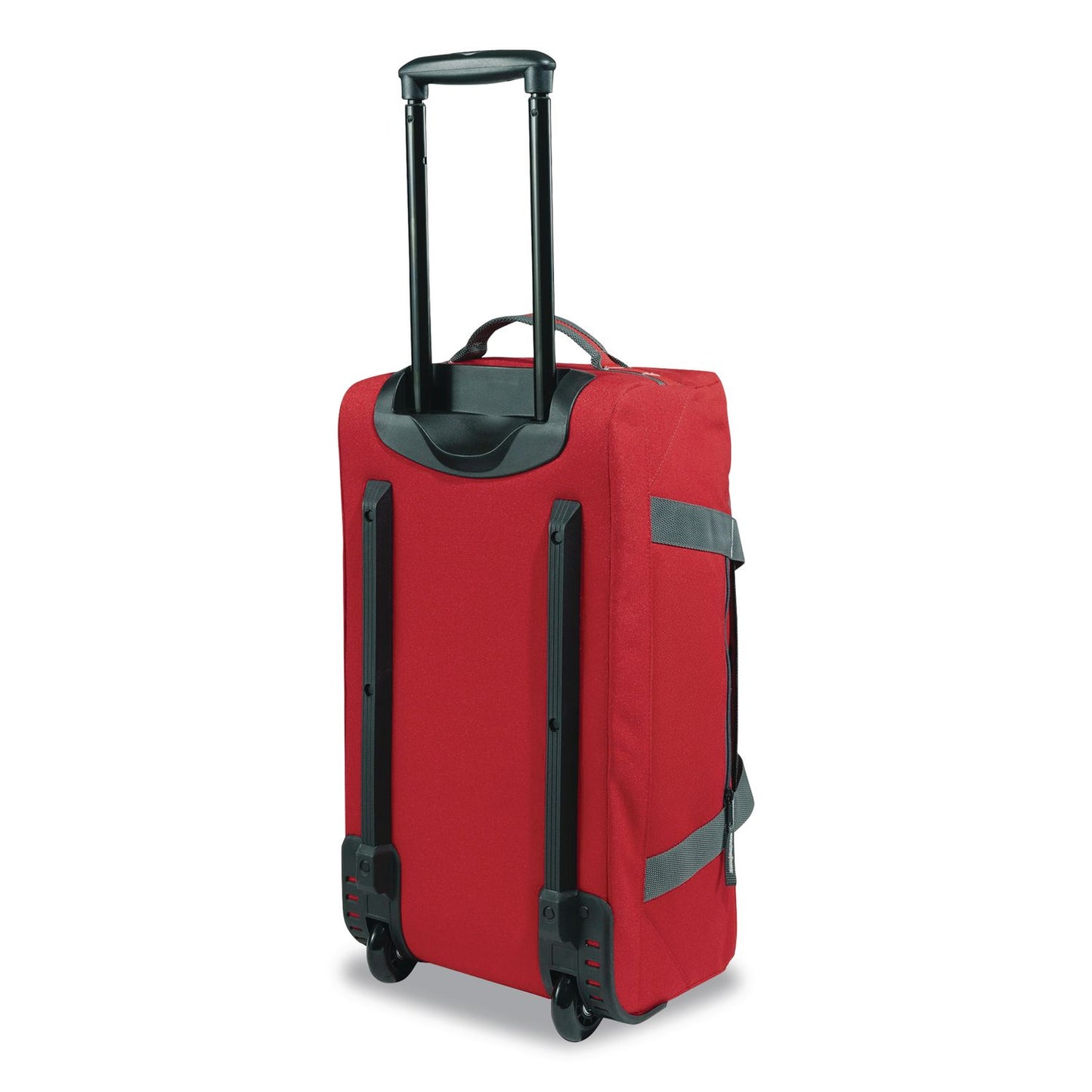 L.L.Bean® Adventure 22" Polyester Telescoping Carry-On Travel Duffel with Wheels, 22 x 12 x 9, Dark Red (LLB52071141385)