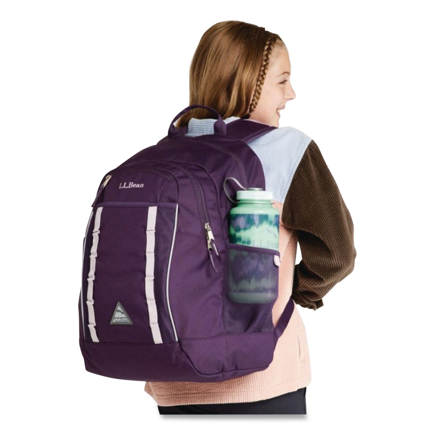 L.L.Bean® Explorer Backpack, 13 x 11.4 x 18.5, Midnight Purple/Lavender Ice (LLB52310955908)