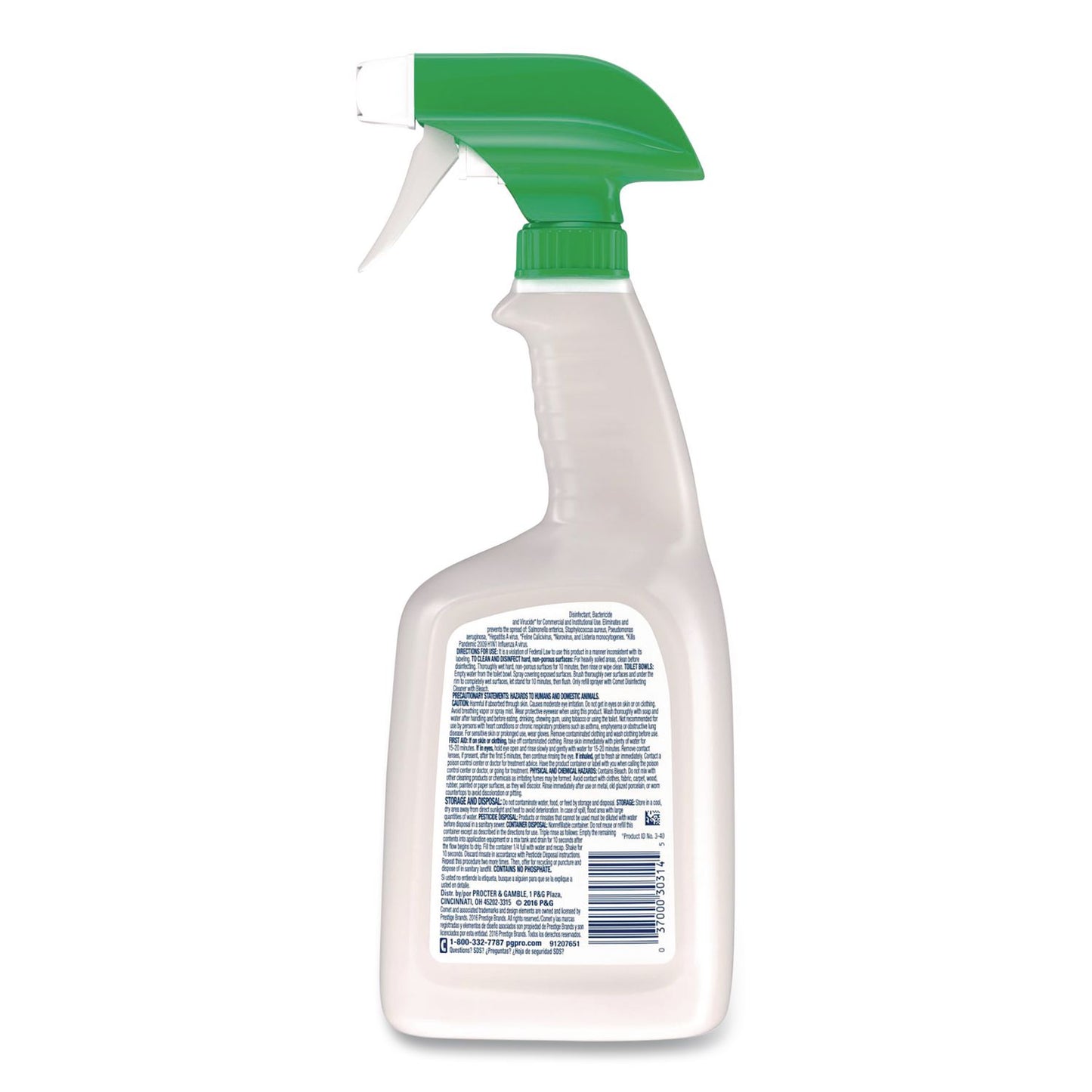 Comet® Disinfecting Cleaner with Bleach, Unscented, 32 oz Spray Bottle (PGC30314)