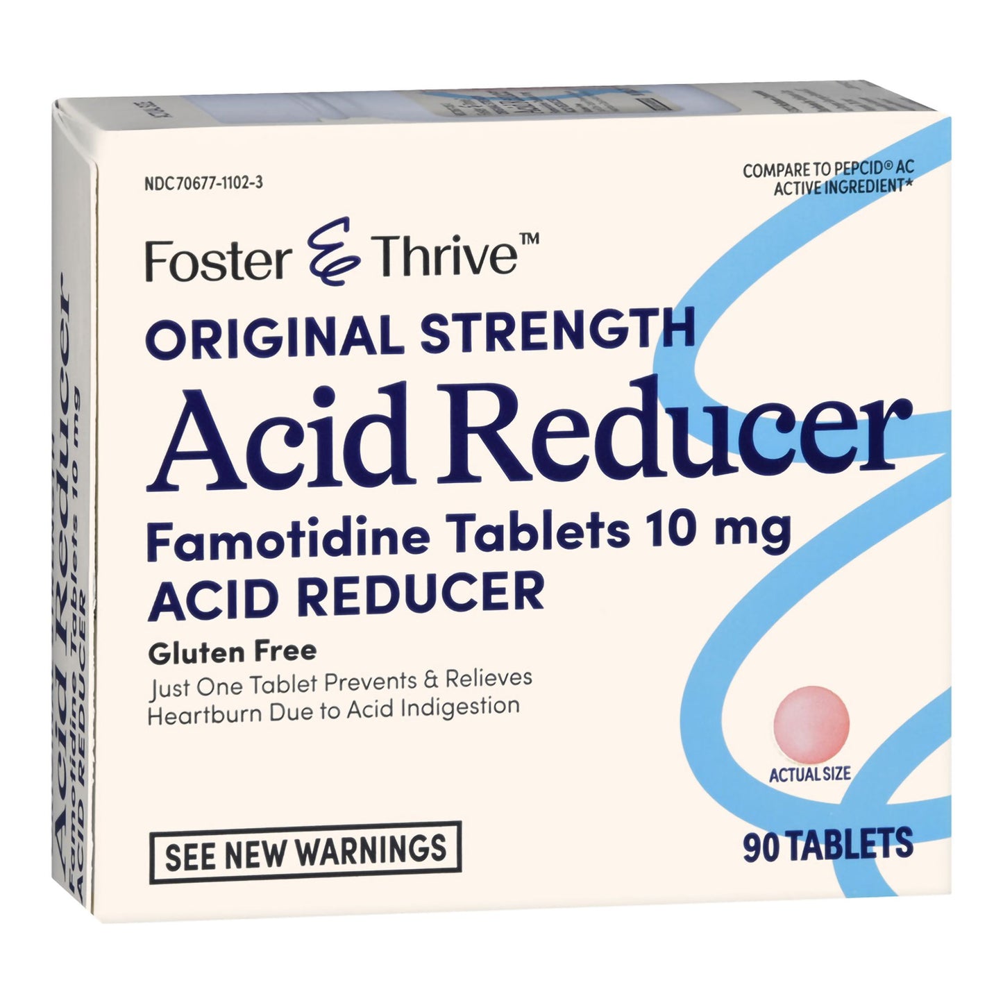 Foster & Thrive™ Antacid 10 mg Strength Tablet 90 per Box (1238961_BX)