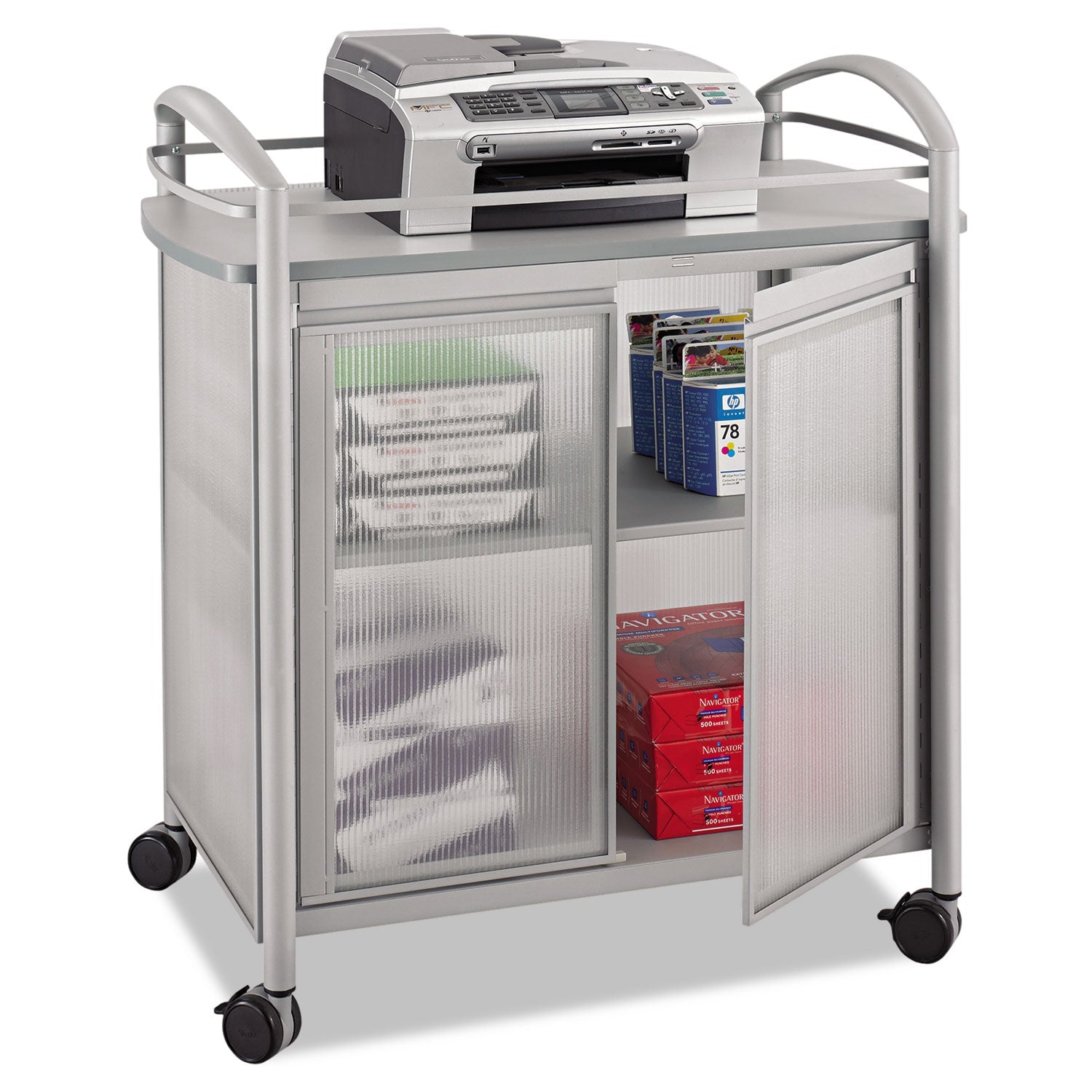 impromptu-refreshment-cart-machine-stand-engineered-wood-3shelf-34-x-21-25-x-36-5-gray-silver-ships-in-1-3-business-days-saf8966gr_1