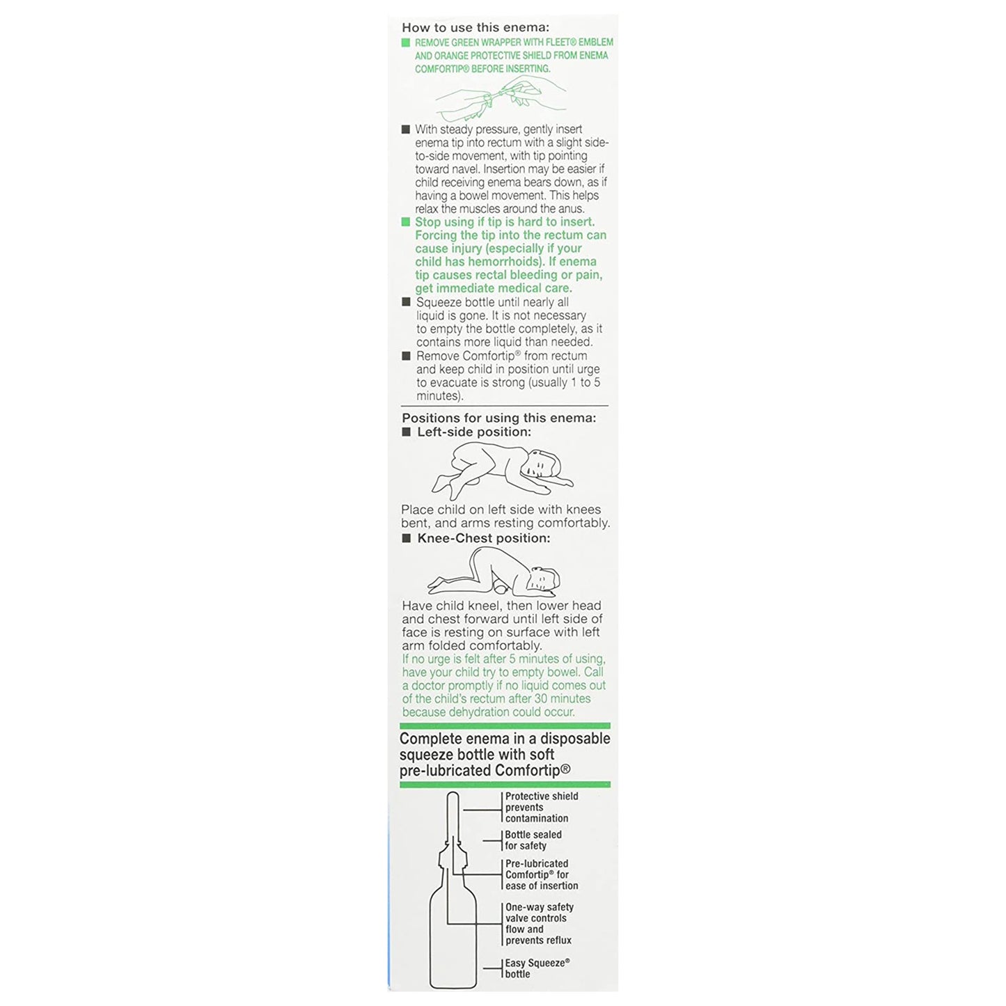 Pedia-Lax® Enema 2.25 oz. 19 Gram - 7 Gram Strength Monobasic Sodium Phosphate / Dibasic Sodium Phosphate (540429_EA)