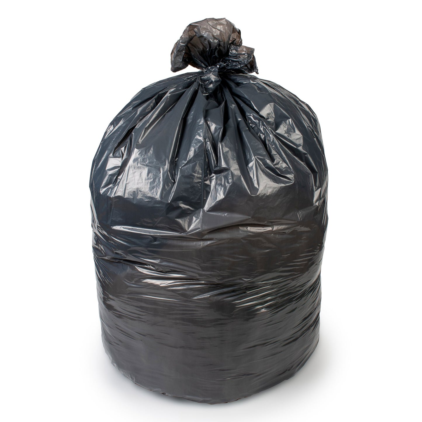 Colonial Bag Trash Bag 45 gal. Black LLDPE 0.45 mil 40 X 46 Inch X-Seal Bottom Flat Pack (880452_CS)