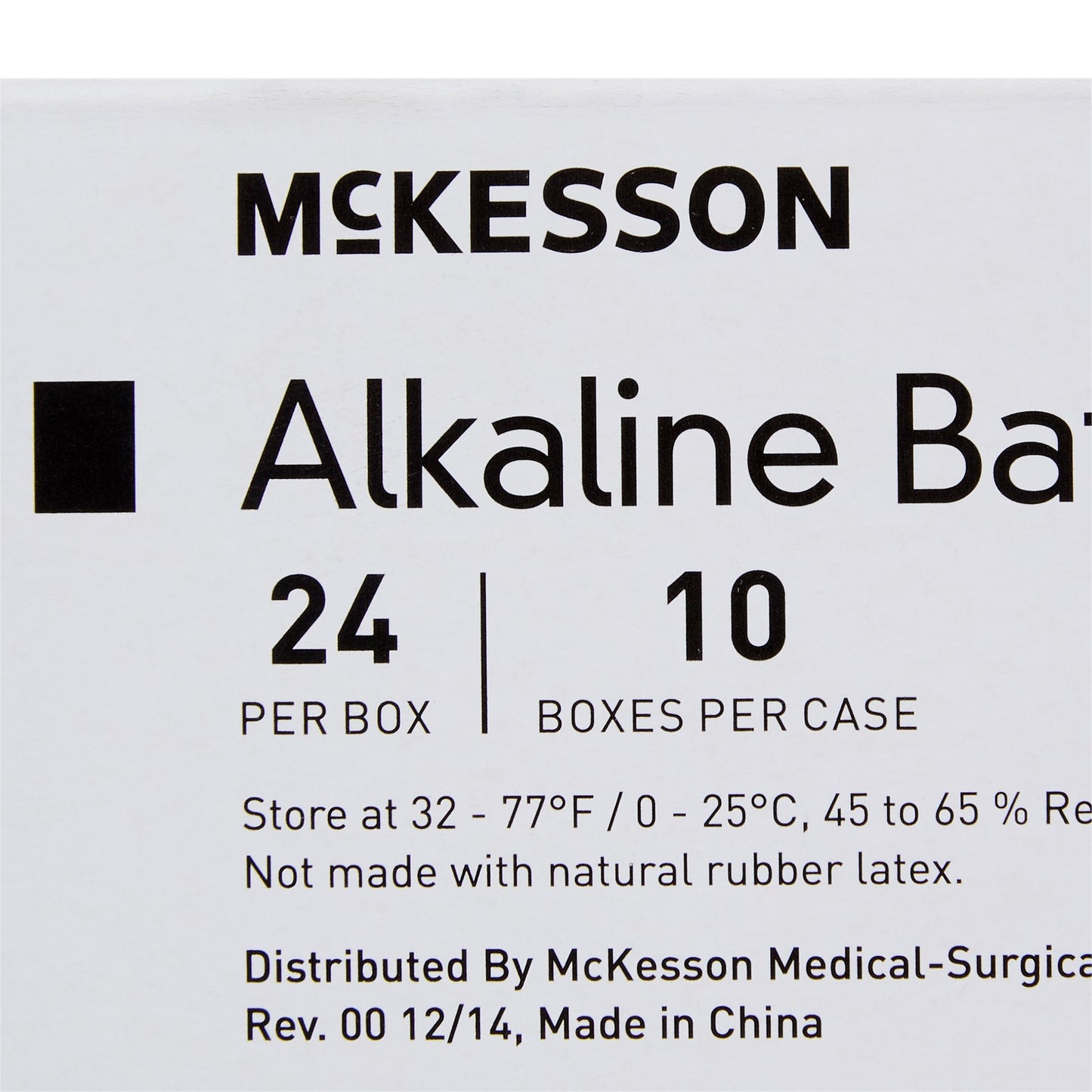 McKesson Alkaline Battery AA Cell 1.5V Disposable 24 Pack (911657_CS)