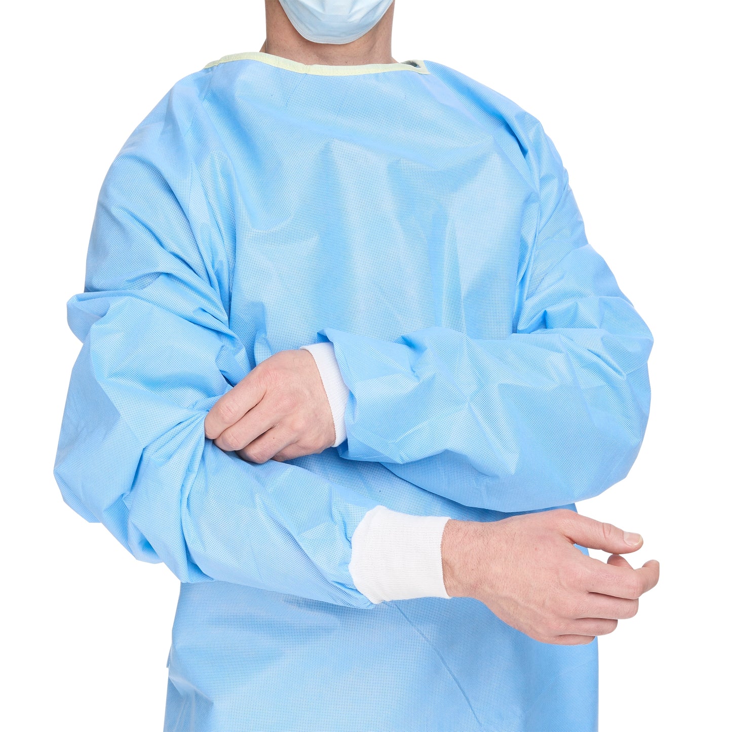 ULTRA Non-Reinforced Surgical Gown with Towel 2X-Large Blue Sterile AAMI Level 3 Disposable (224749_CS)