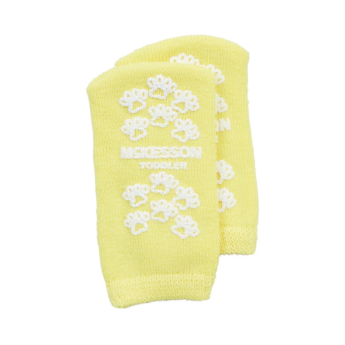 McKesson Terries™ Slipper Socks Unisex Toddler Single Tread Single Patient Use Yellow (334872_PR)