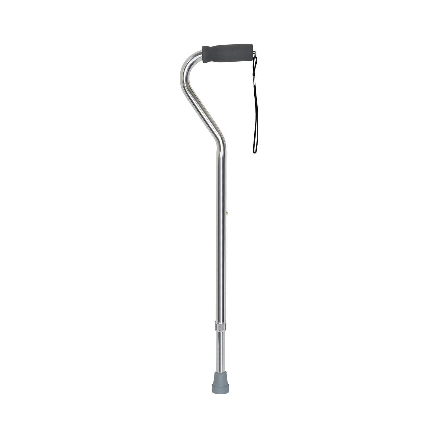 McKesson Offset Cane Aluminum 30 to 39 Inch Height Silver (1065215_EA)