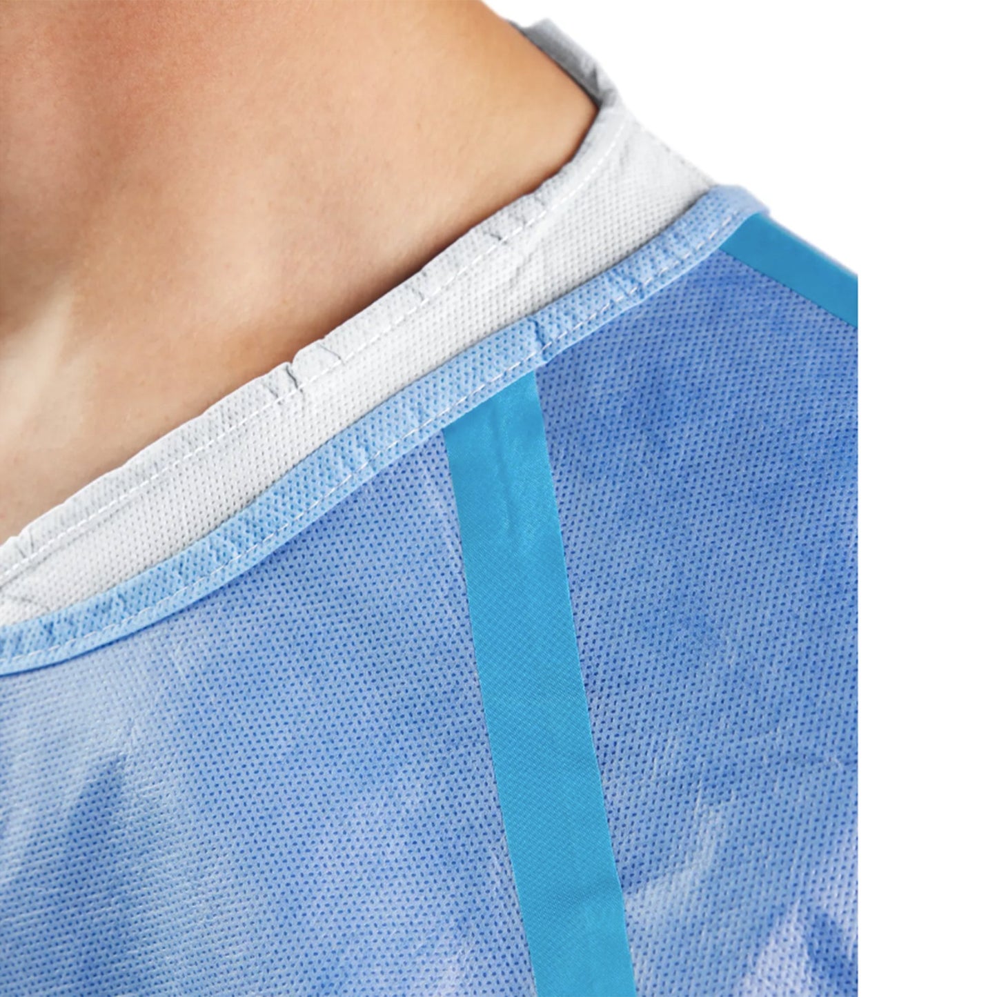 Cardinal Health™ Chemotherapy Procedure Gown One Size Fits Most Blue NonSterile AAMI Level 4 Disposable (1253174_BG)