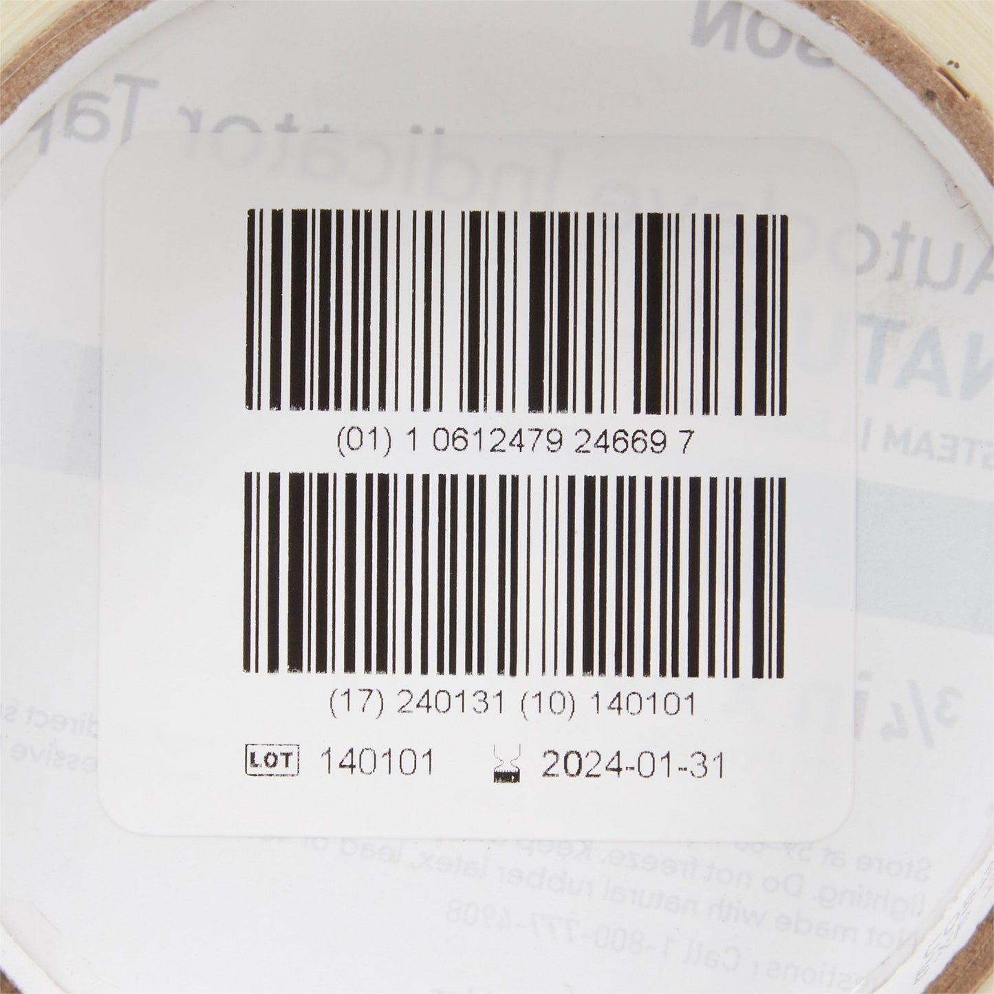 McKesson Steam Indicator Tape 3/4 Inch X 60 Yard Steam (524901_CS)