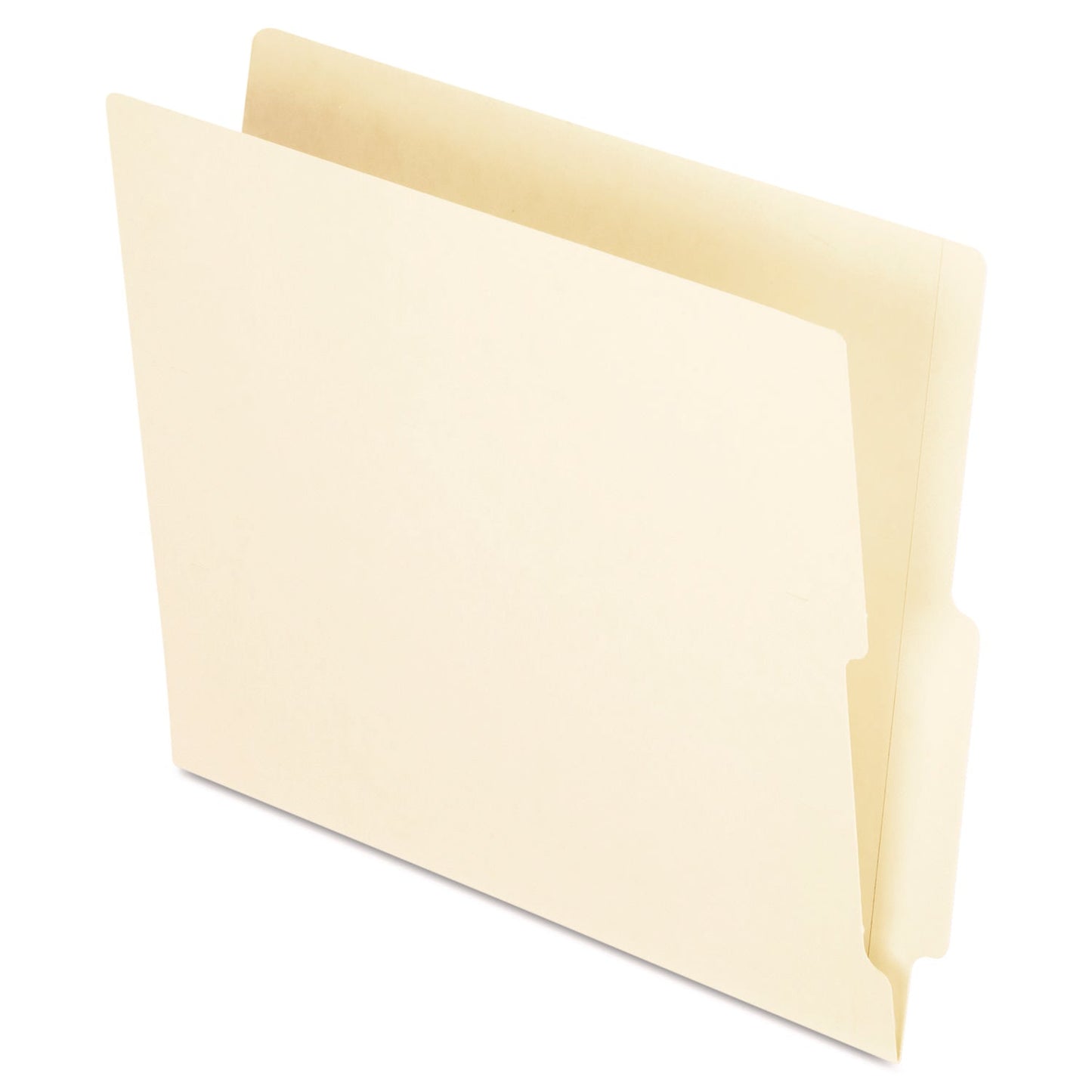 Pendaflex Manila End Tab Folders, 9.5" Front, 2-Ply Straight Tabs, Letter Size, 100/Box (ESSH114D)