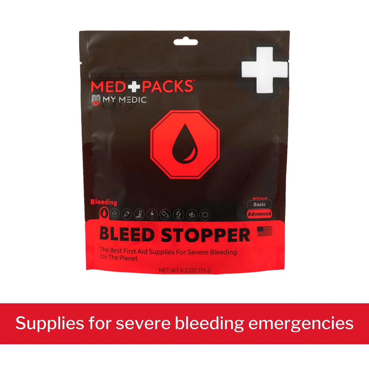 My Medic™ MED PACKS Bleed Stopper First Aid Kit Plastic Pouch (1207741_EA)