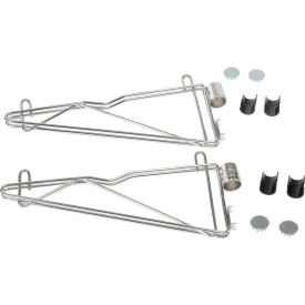 Nexel Chrome, Adjustable Single Shelf Post Bracket, 14"D (WB188CP45)