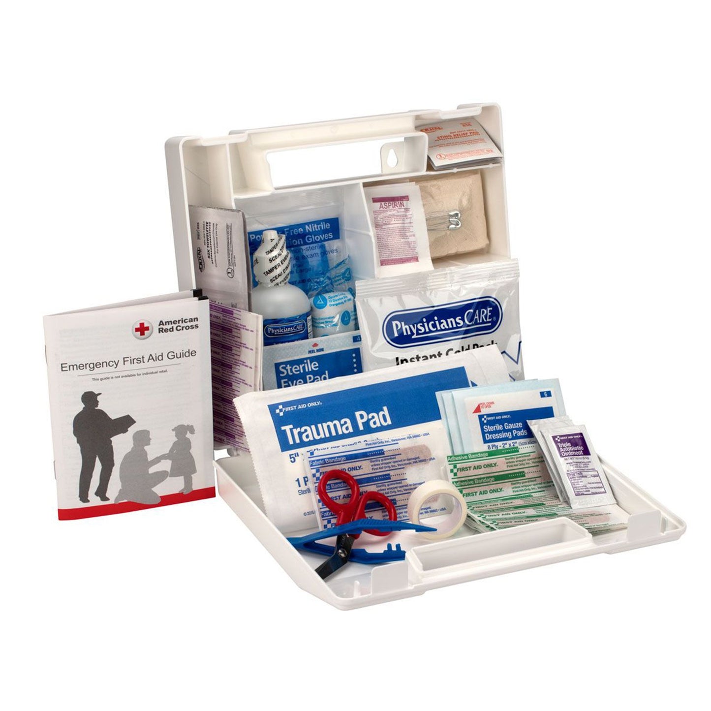 First Aid Only® First Aid Kit 25 Person Plastic Case (569353_CS)