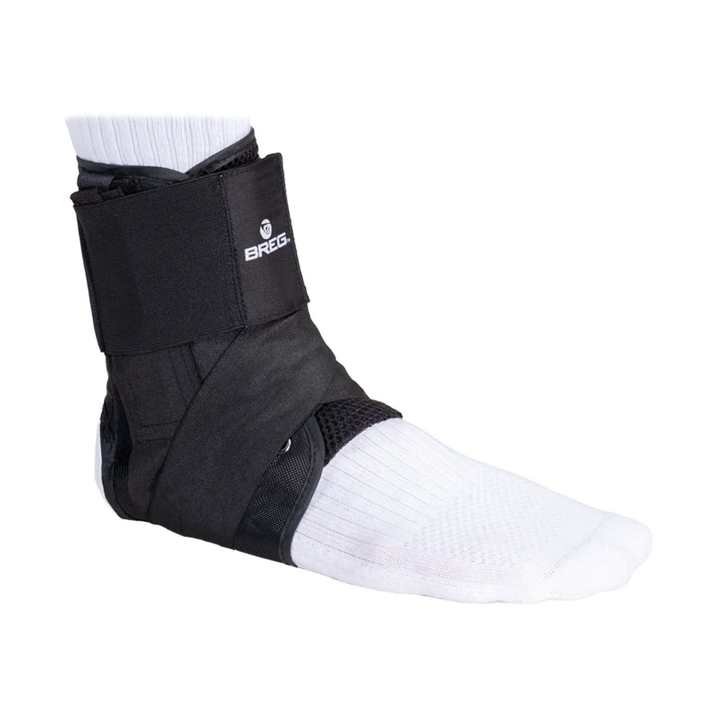 Breg® Ankle Brace Small Lace-Up / Figure-8 Strap Closure Left or Right Foot (862941_EA)