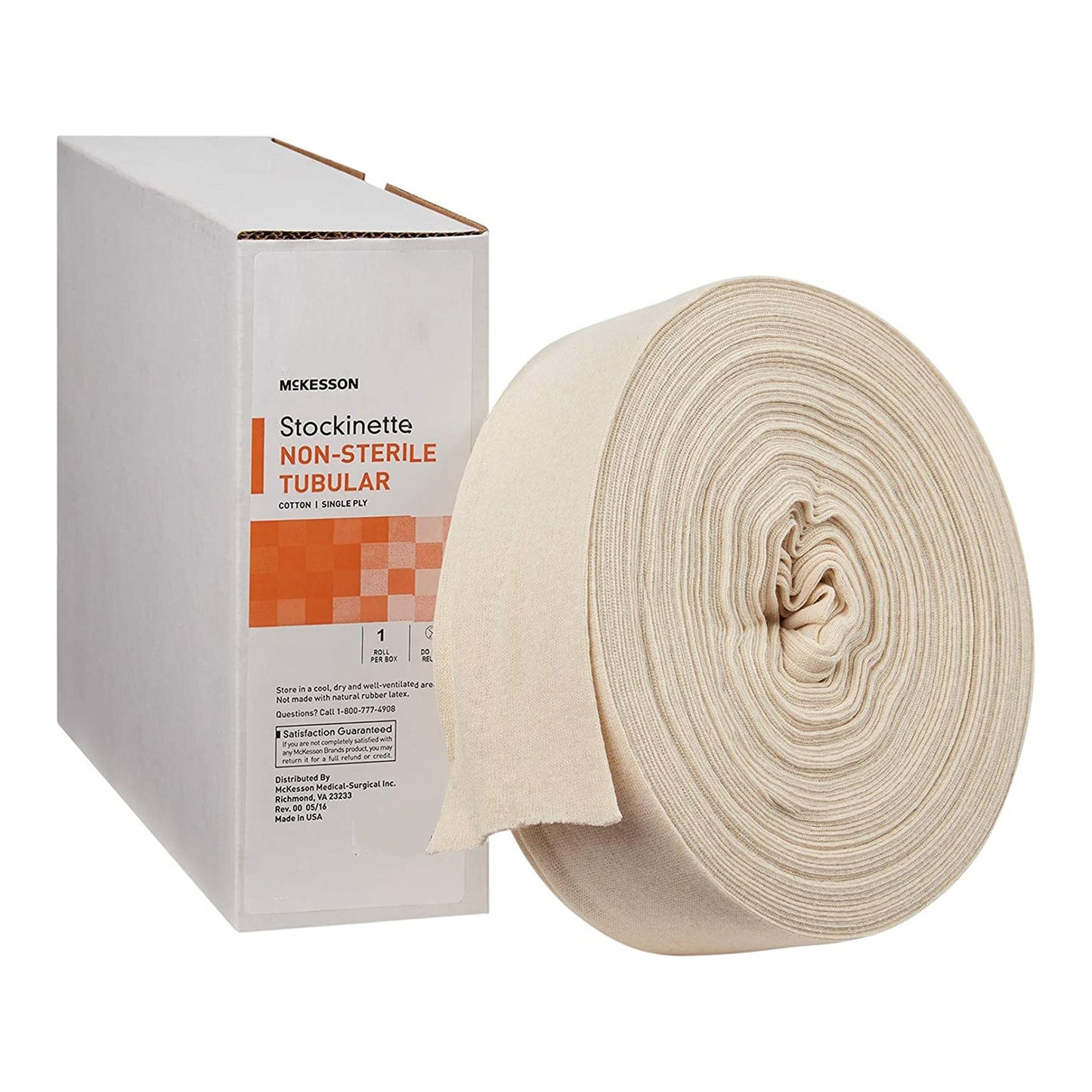 McKesson Stockinette Tubular 8 Inch X 25 Yard Cotton NonSterile (457633_CS)