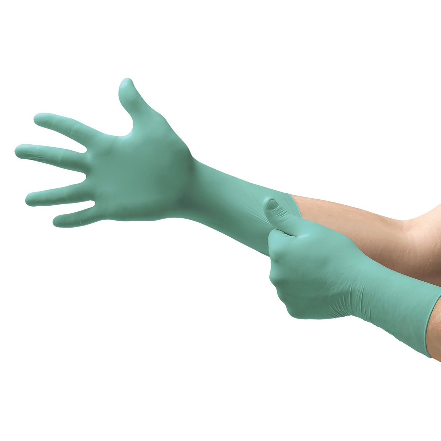 NeoPro® EC Exam Glove Medium NonSterile Polychloroprene Extended Cuff Length Textured Fingertips Green Chemo Tested (532734_CS)