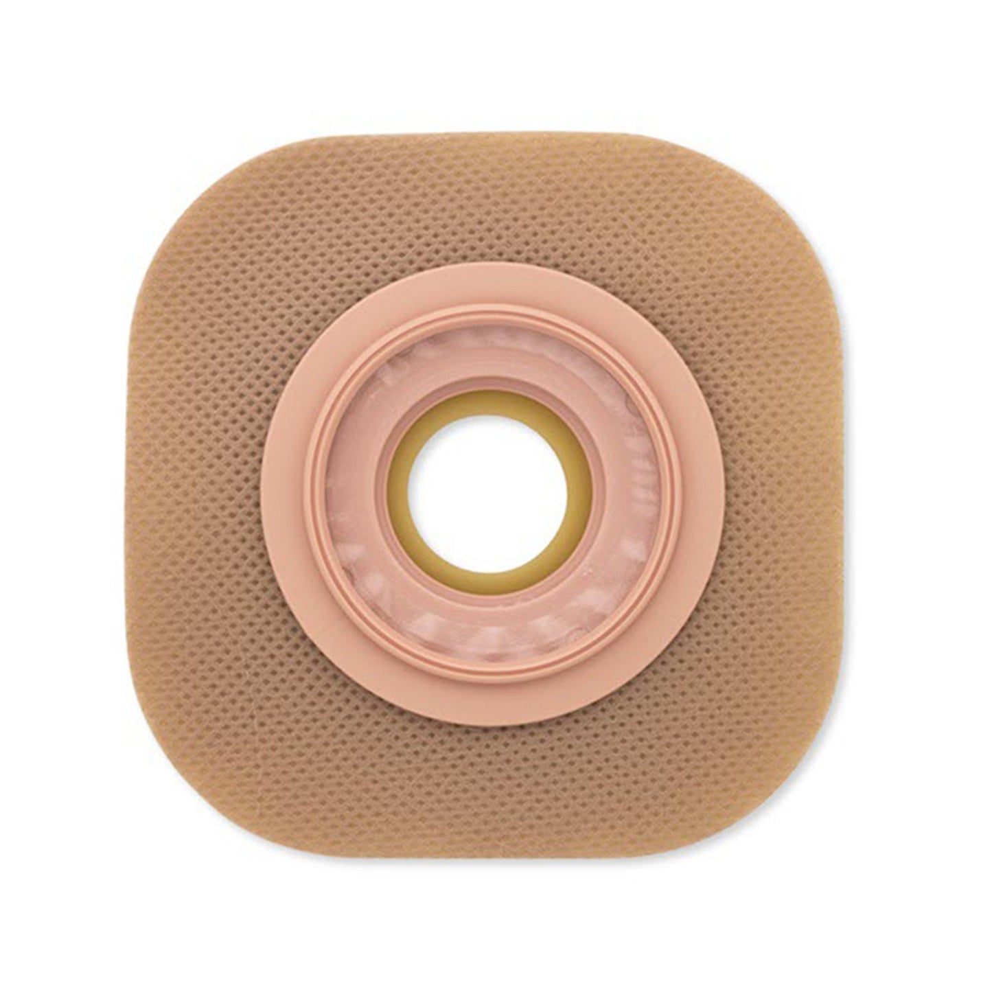 New Image™ Ostomy Barrier Trim to Fit, Standard Wear Adhesive Tape Borders 70 mm Flange Blue Code System Flexwear Up to 2 Inch Opening 5 X 5 Inch (1102248_BX)