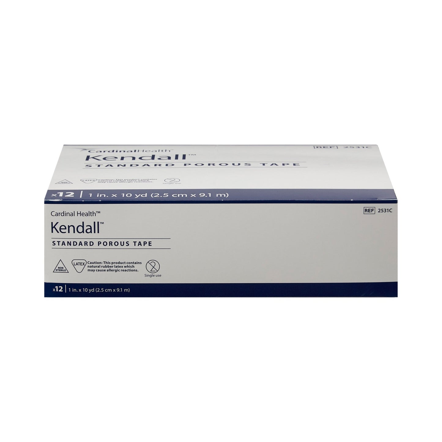 Kendall™ Standard Porous Medical Tape White 1 Inch X 10 Yard Cloth NonSterile (742655_RL)