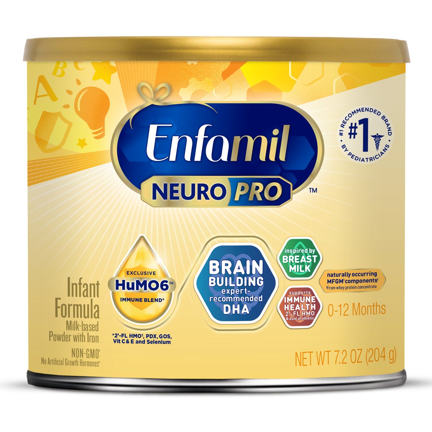 Enfamil NeuroPro™ Infant Formula Unflavored 7.2 oz. Can Powder Milk-Based (1230311_CS)