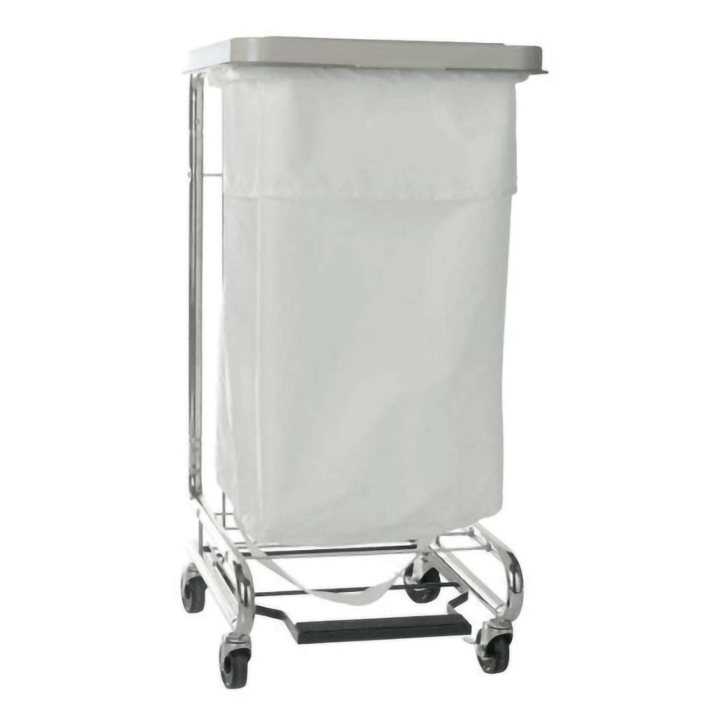 McKesson Hamper Stand General Purpose Rectangular Opening 30 to 33 gal. Capacity Foot Pedal Self-Closing Lid (198683_EA)
