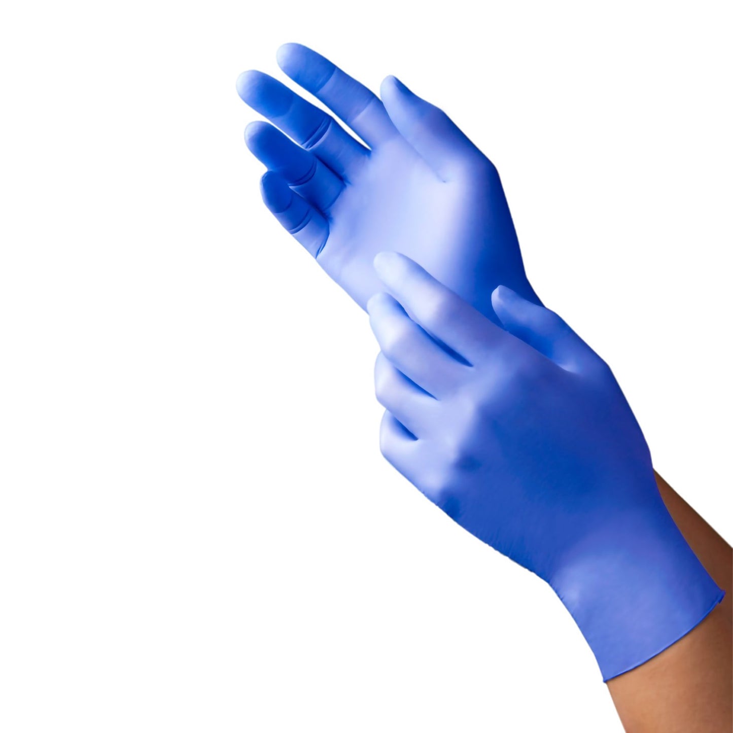 NEW AGE® 9128 Series Exam Glove X-Small NonSterile Nitrile Standard Cuff Length Textured Fingertips Violet Blue Chemo Tested / Fentanyl Tested (1217675_BX)