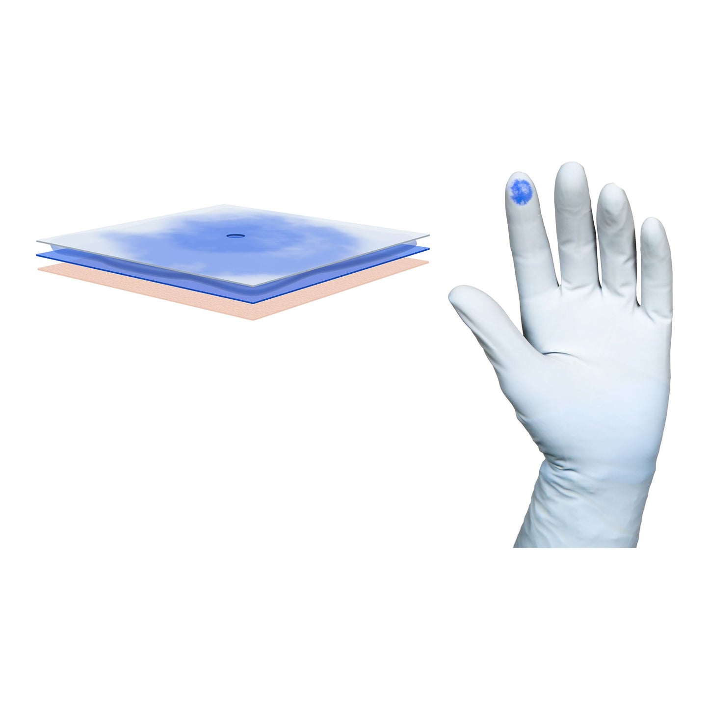 Biogel® PI Indicator® Underglove Surgical Underglove Size 7.5 Sterile Polyisoprene Standard Cuff Length Smooth Blue Chemo Tested (689034_BX)
